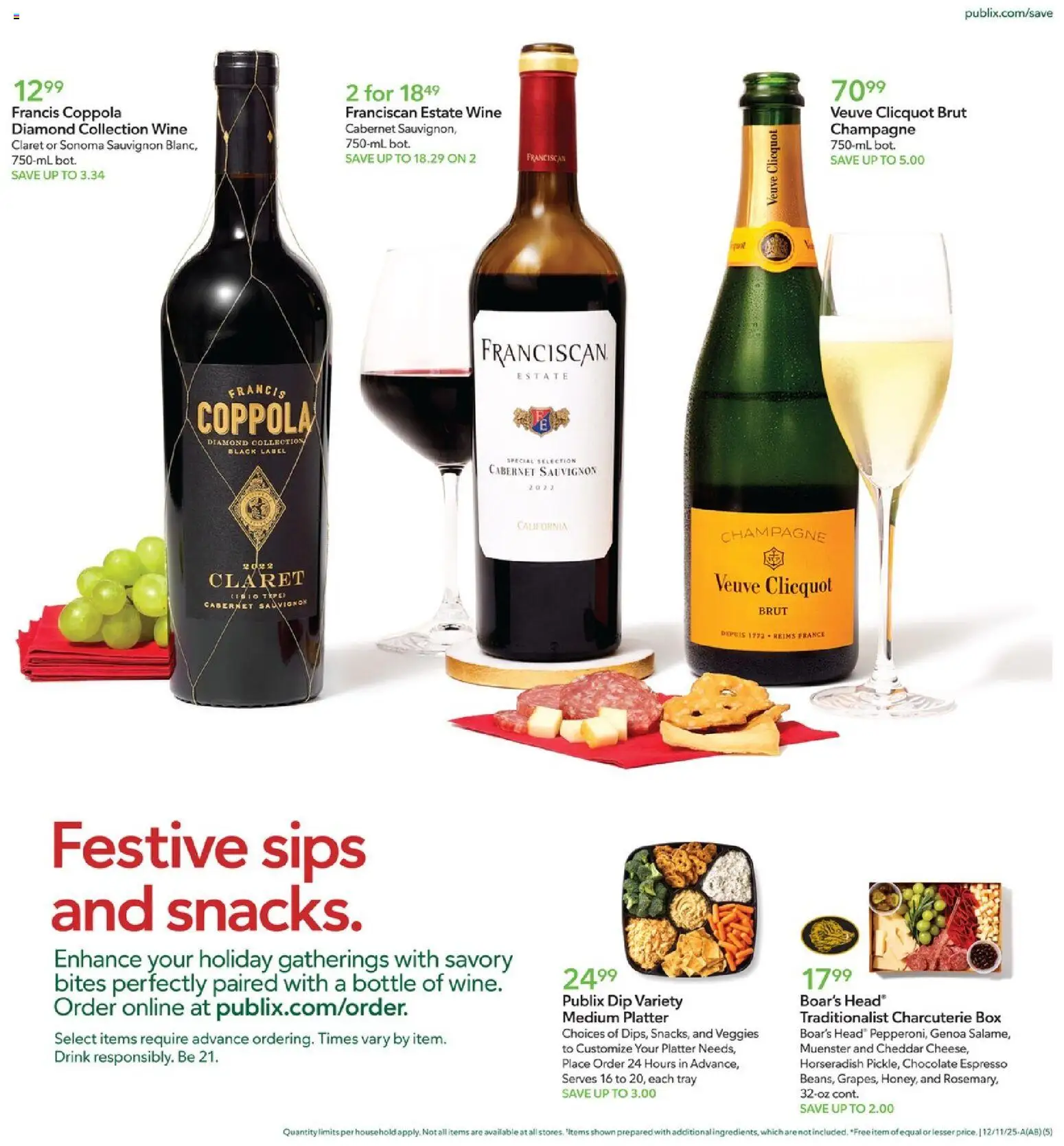 Publix Weekly Ad - valid from 10.12.2025 | Page: 5 | Products: Box, Chocolate, Wine