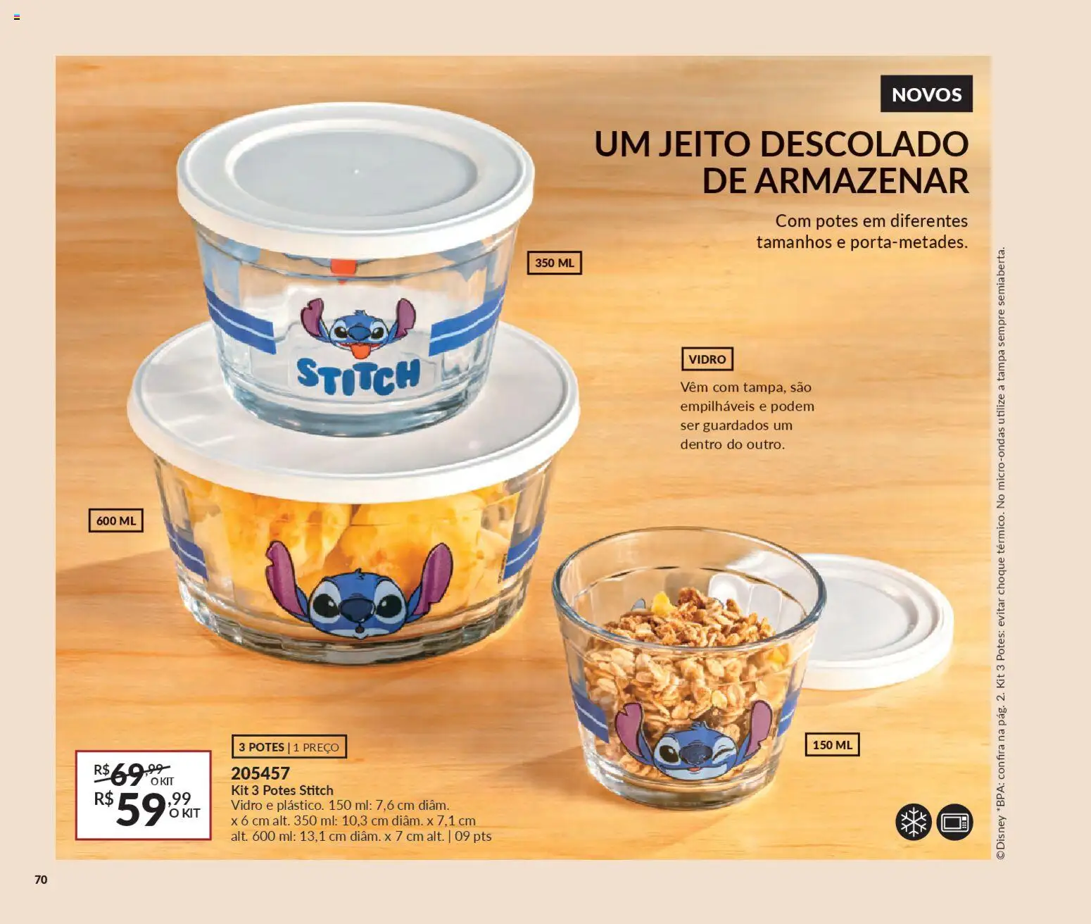 Avon Folheto - válido de 19.12.2025 | Página: 70 | Produtos: Microondas, Potes