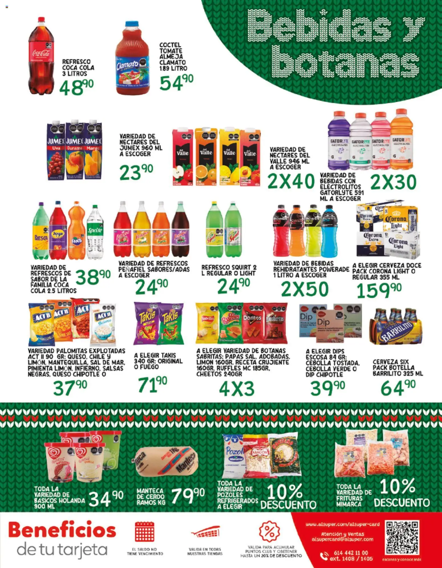 Nuevas ofertas de Alsuper válidas en toda la República Mexicana desde el 21.11.2025. ¡Encuentra las mejores ofertas en Alsuper folleto Zacatecas! | Página: 7 | Productos: Cebolla, Tomate, Limón, Uva