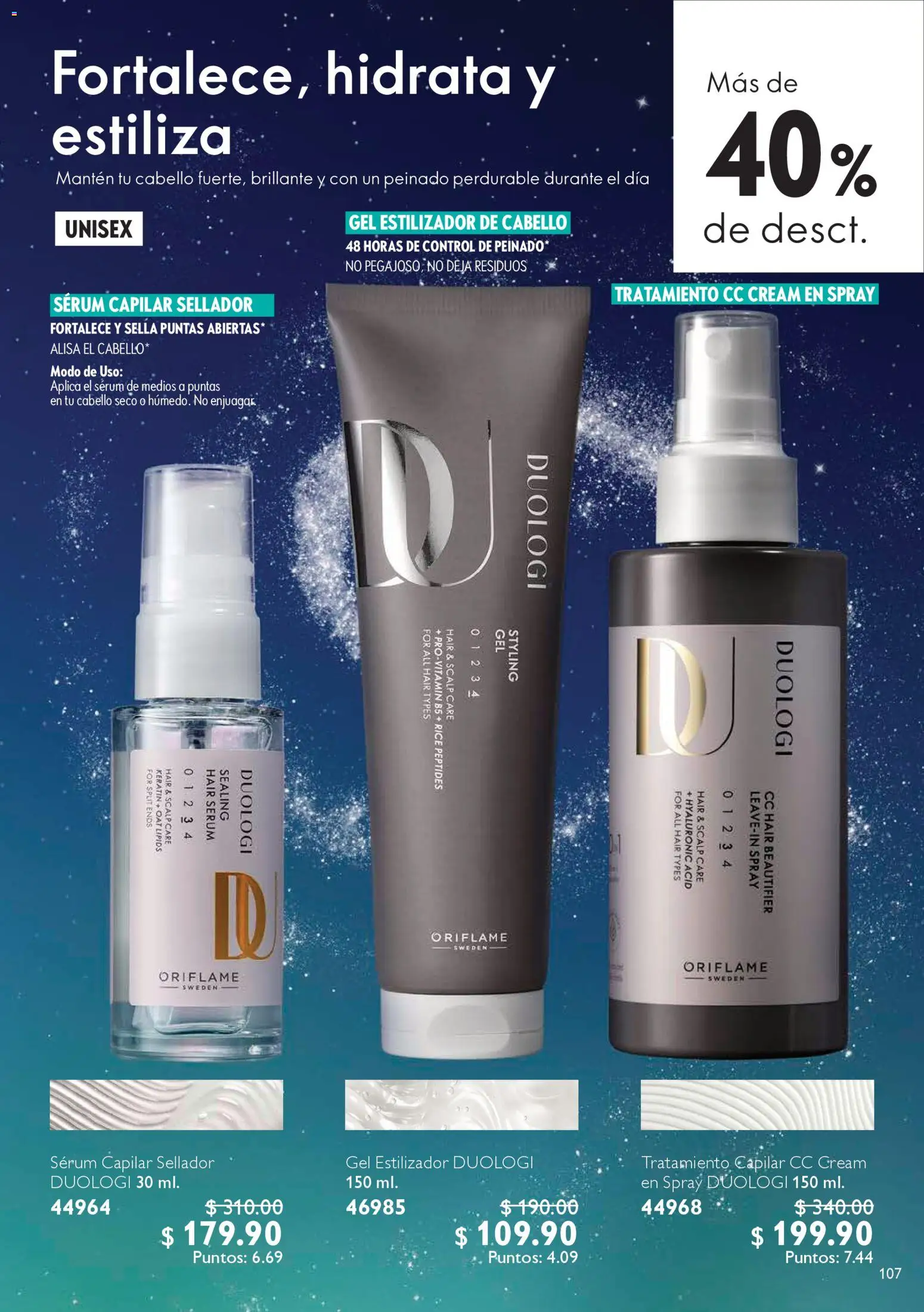 Nuevas ofertas de Oriflame válidas en toda la República Mexicana desde el 06.12.2025. ¡Encuentra las mejores ofertas en Oriflame campaña 12 2025! | Página: 107