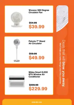 BJ's Weekly Ad - valid from 14.07.2025 | Page: 3 | Products: Conditioner, Fan