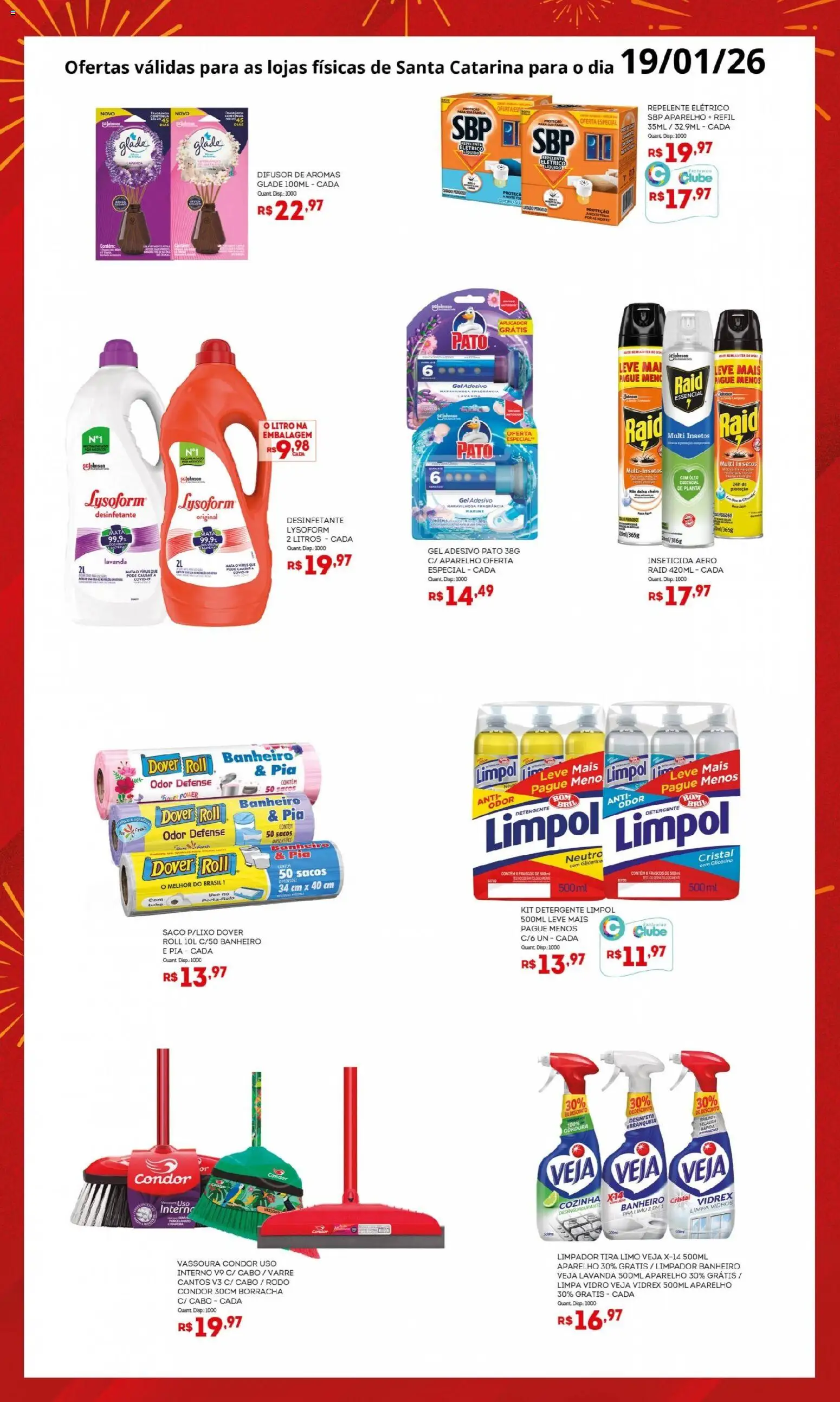 Bistek Supermercados Folheto - válido de 19.01.2026 | Página: 3 | Produtos: Desengordurante, Borracha, Óleo, Pia