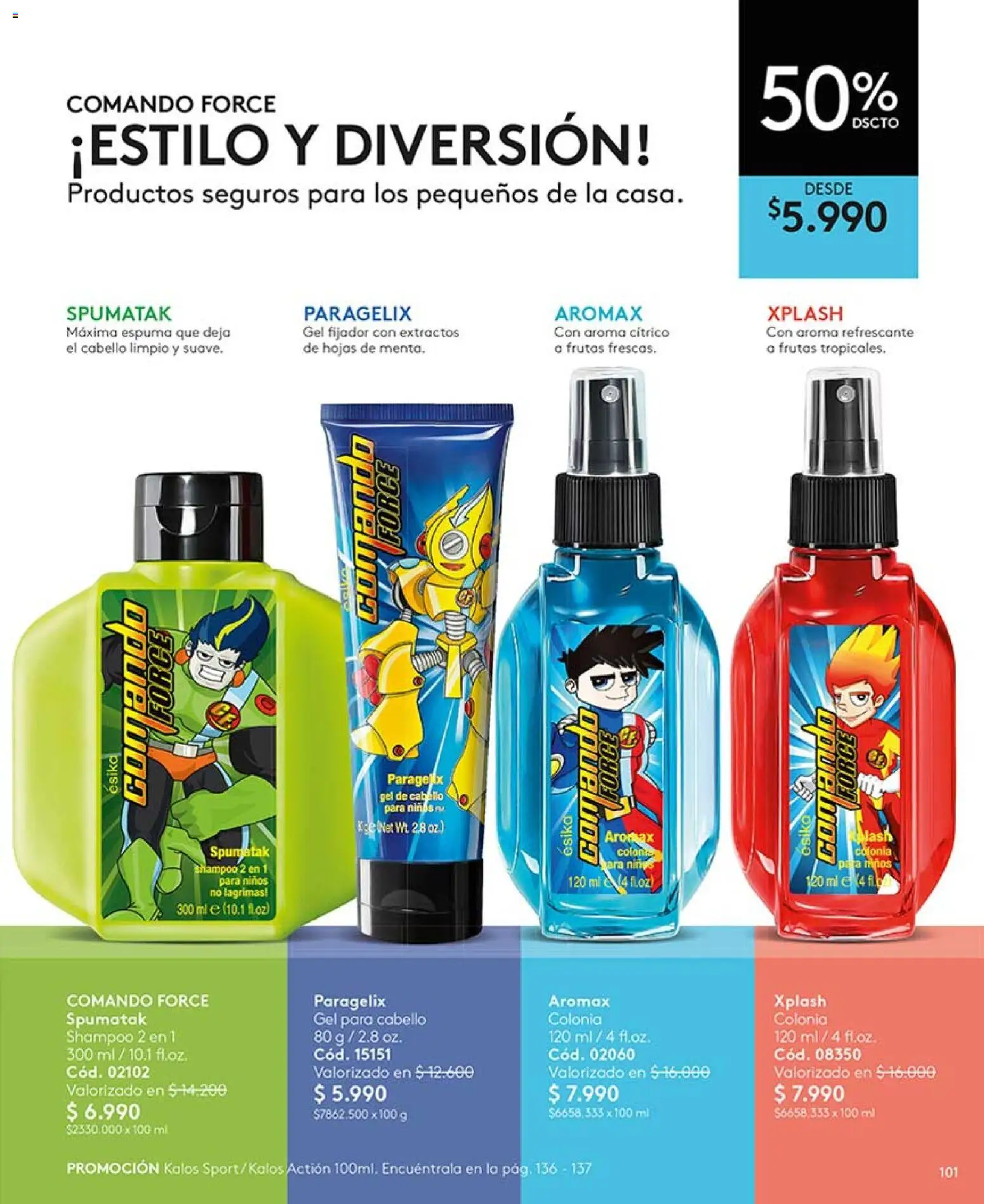 Catálogo Ésika Campaña 6 │ válido desde el 01.04.2026 | Página: 101 | Productos: Fijador, Espuma, Shampoo