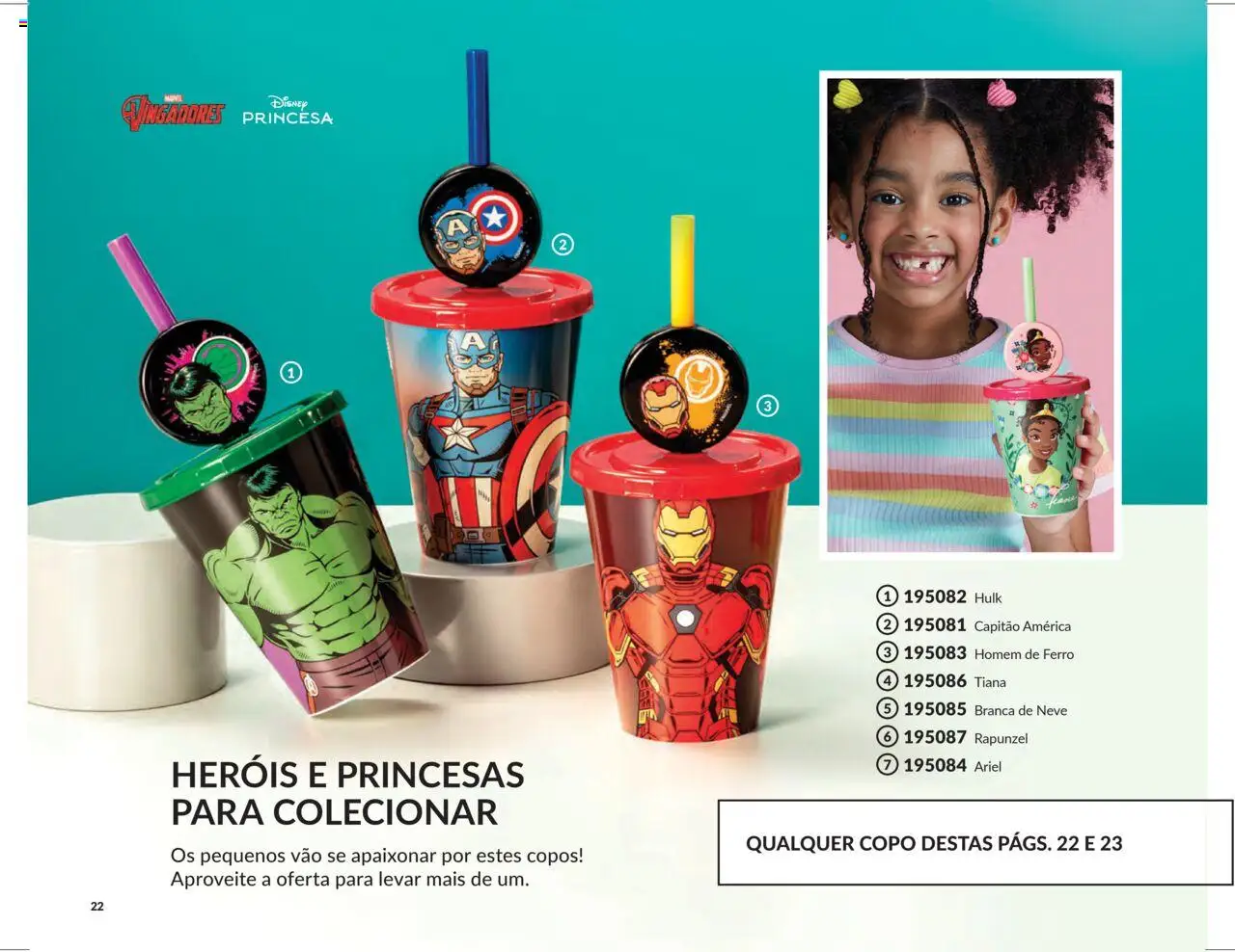 Avon Folheto - válido de 16.06.2025 | Página: 22 | Produtos: Ferro, Ariel, Copos