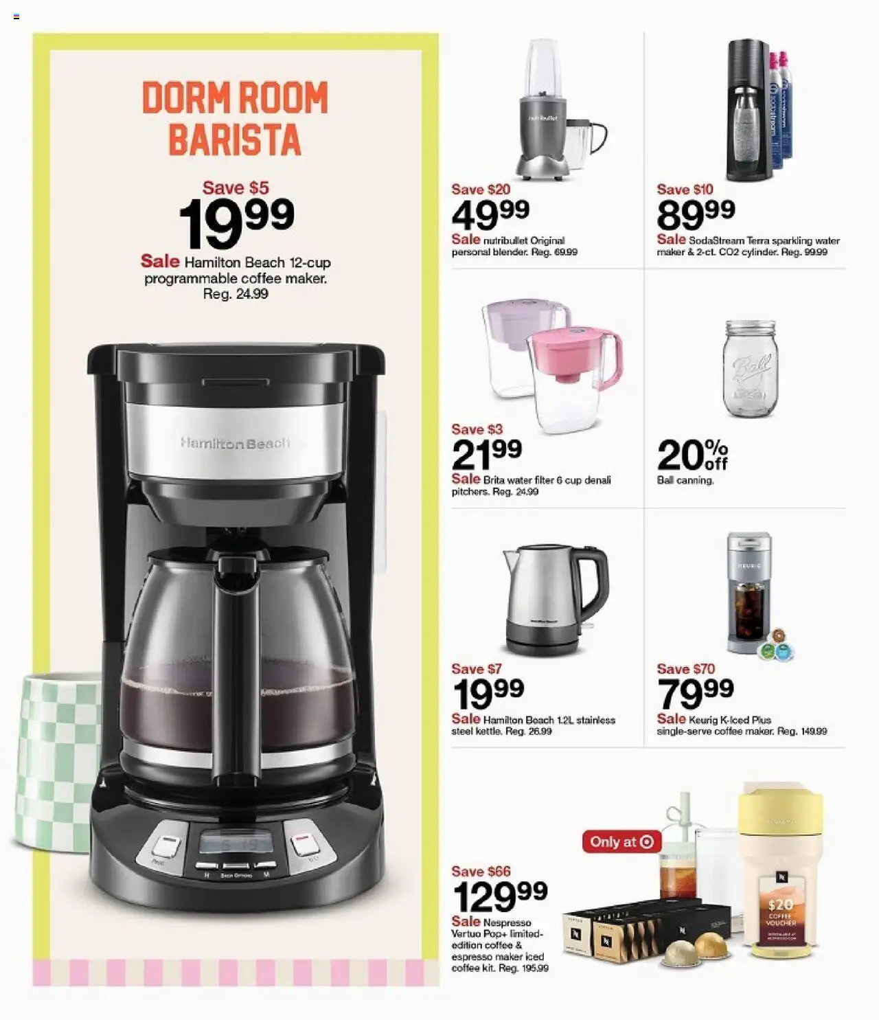 Target Weekly Ad - valid from 03.08.2025 | Page: 30 | Products: Coffee, Water Filter, Water