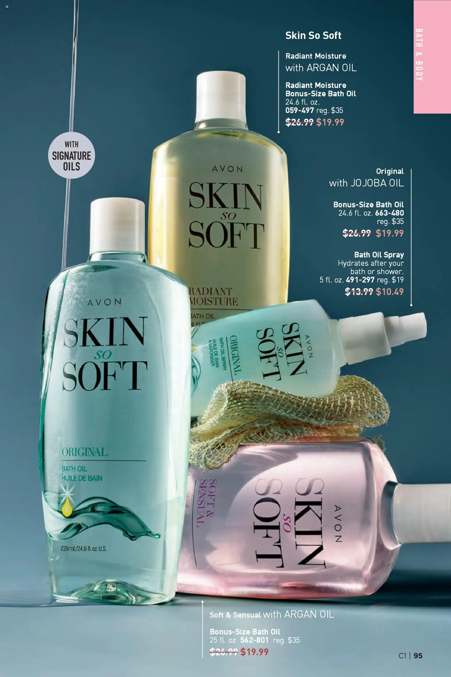 Avon Brochure - valid from 31.12.2025 | Page: 95 | Products: Bath, Oil