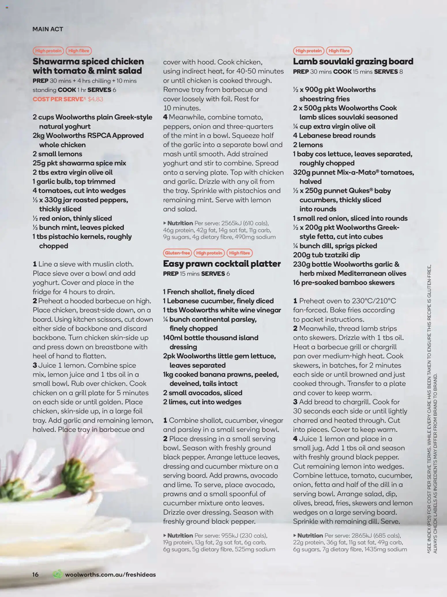 Woolworths catalogue - valid from 01.04.2026 | Page: 16 | Products: Herb, Yoghurt, Lettuce, Olive oil