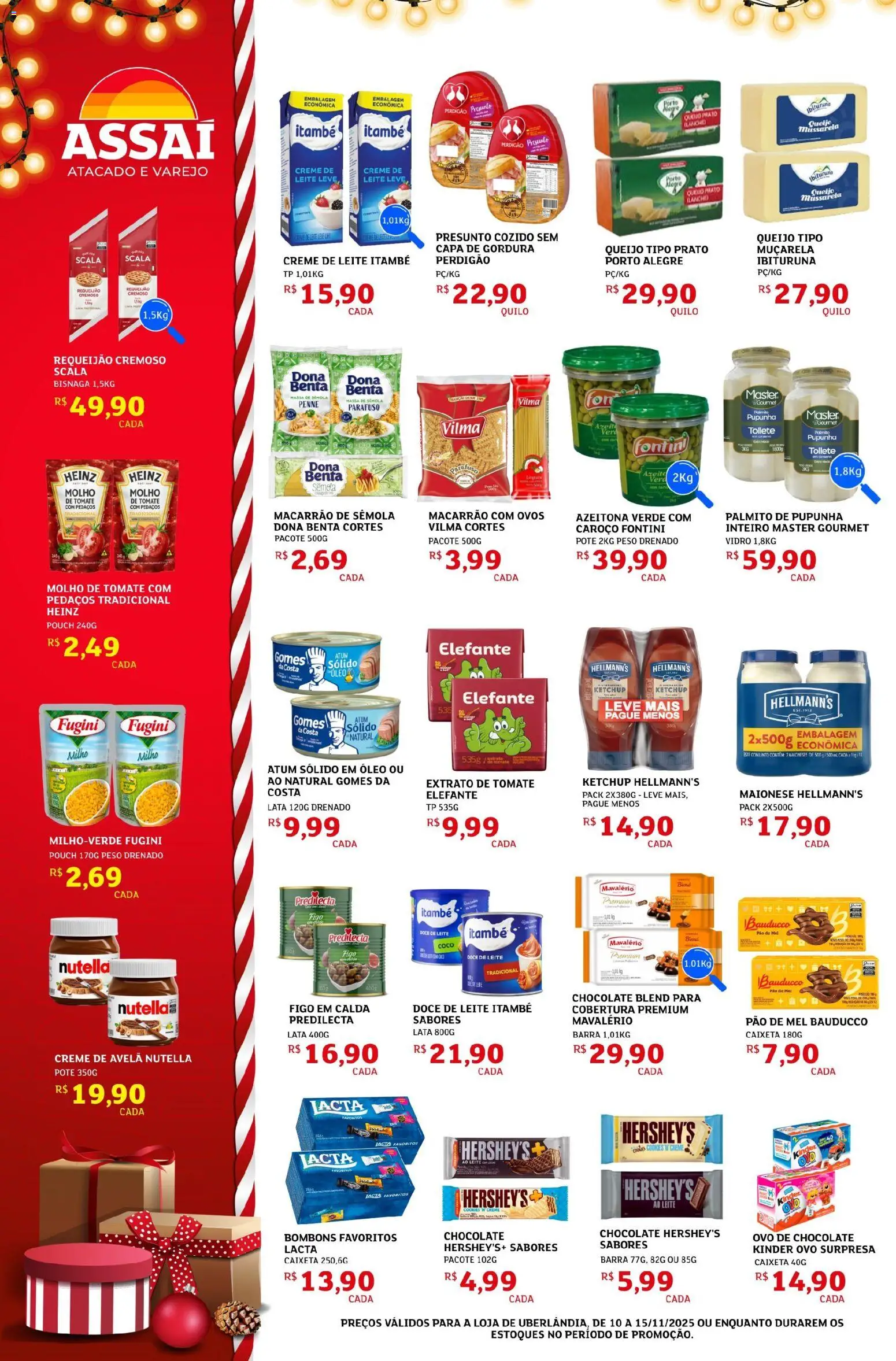 Assaí Atacadista Folheto - válido de 10.11.2025 | Página: 2 | Produtos: Coco, Figo, Muçarela, Azeite