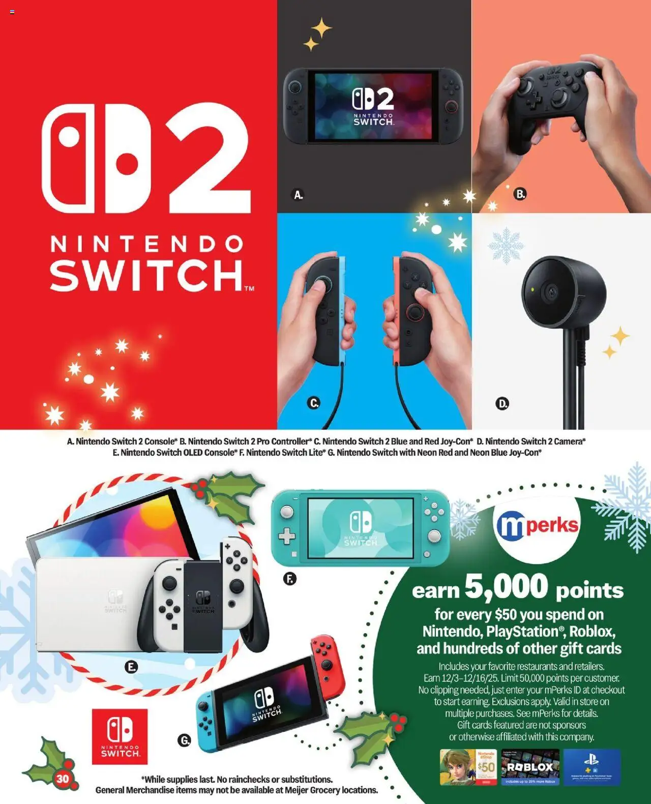 Meijer Pullout Toy - MI - valid from 08.10.2025 | Page: 30 | Products: Switch, Nintendo