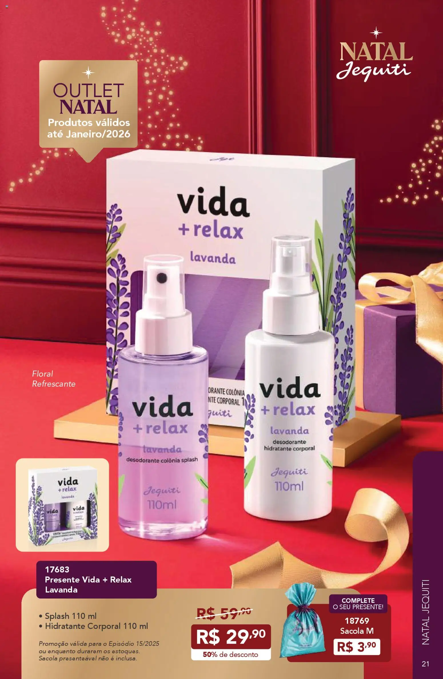 Jequiti Folheto - válido de 24.10.2025 | Página: 21 | Produtos: Hidratante corporal, Desodorante