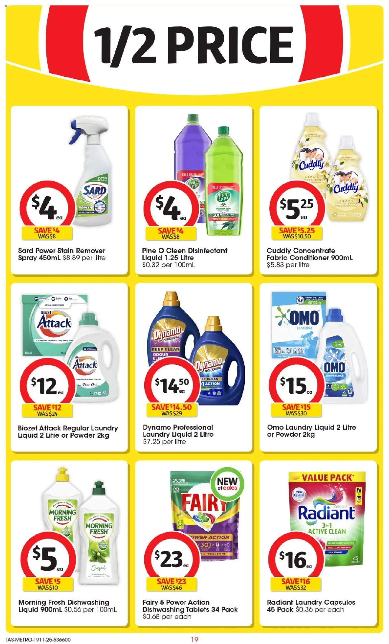 Coles catalogue - valid from 19.11.2025 | Page: 20 | Products: Conditioner, Stain remover, Laundry, Tablets