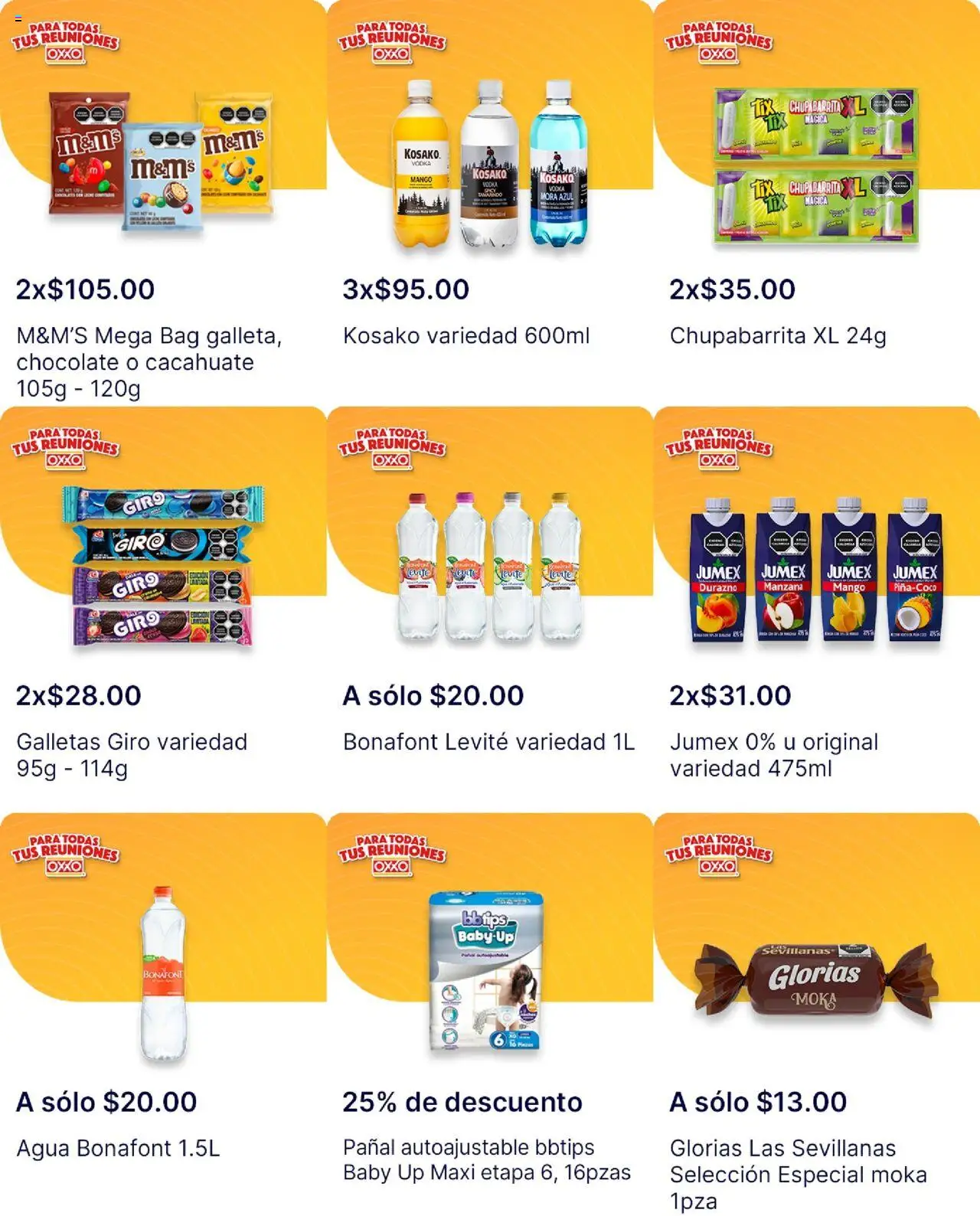 Nuevas ofertas de OXXO válidas en toda la República Mexicana desde el 21.08.2025. ¡Encuentra las mejores ofertas en OXXO - Folleto! | Página: 19 | Productos: Cacahuate, Manzana, Galletas, Vodka