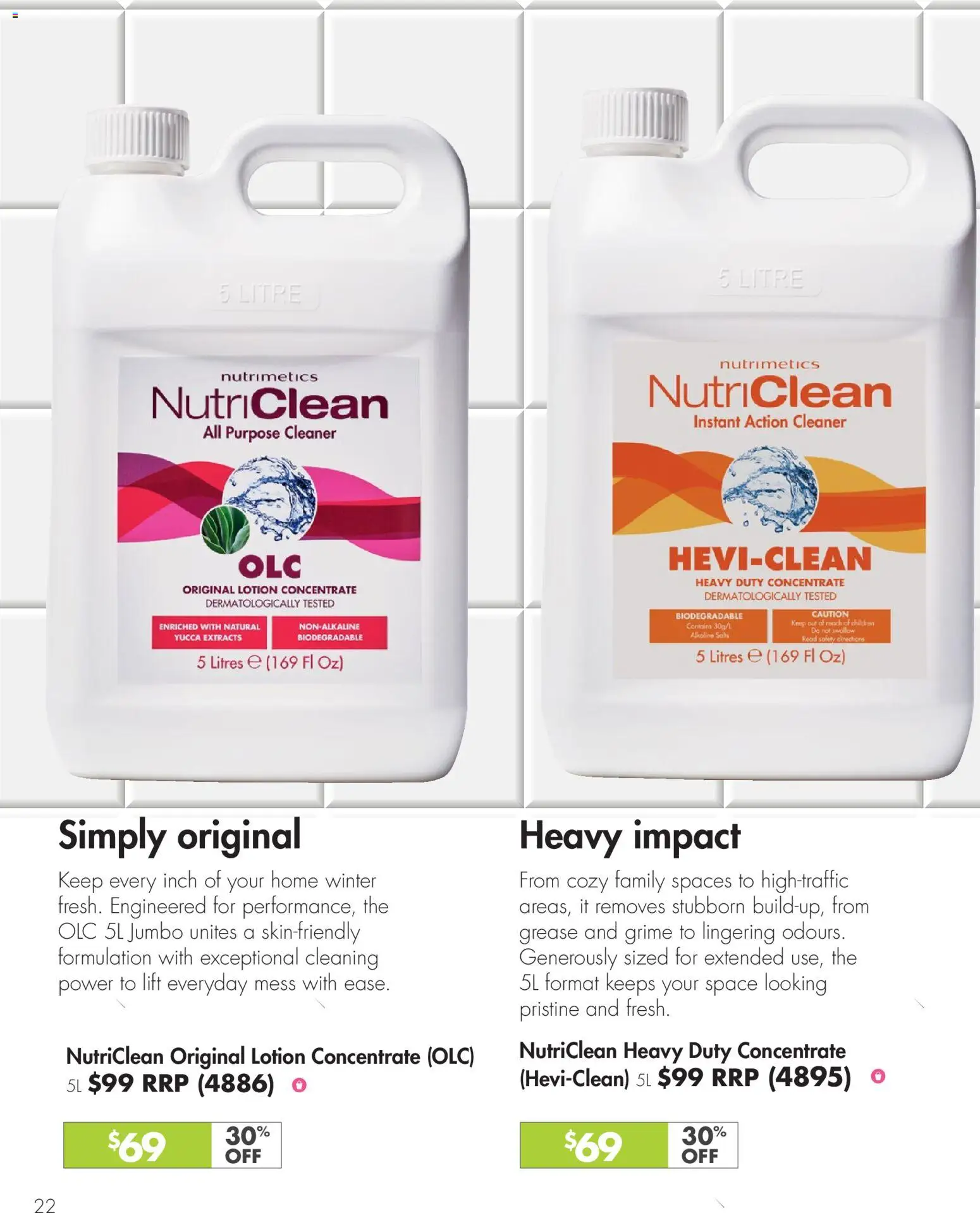 Nutrimetics catalogue - valid from 26.04.2026 | Page: 22 | Products: Cleaner, Lotion