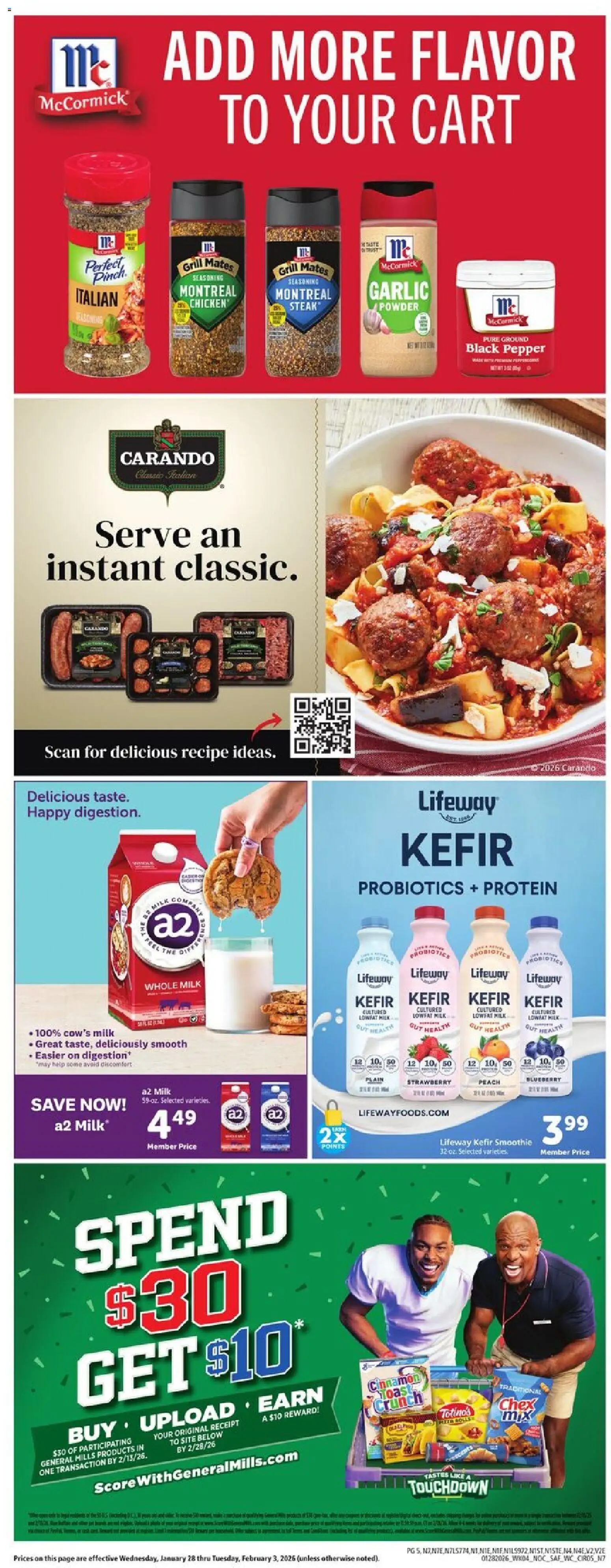 Safeway Weekly Ad - valid from 28.01.2026 | Page: 5 | Products: Probiotics, Powder, Pepper, Grill