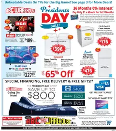 Preview of ABC Warehouse weekly ads valid from 01.02.2026