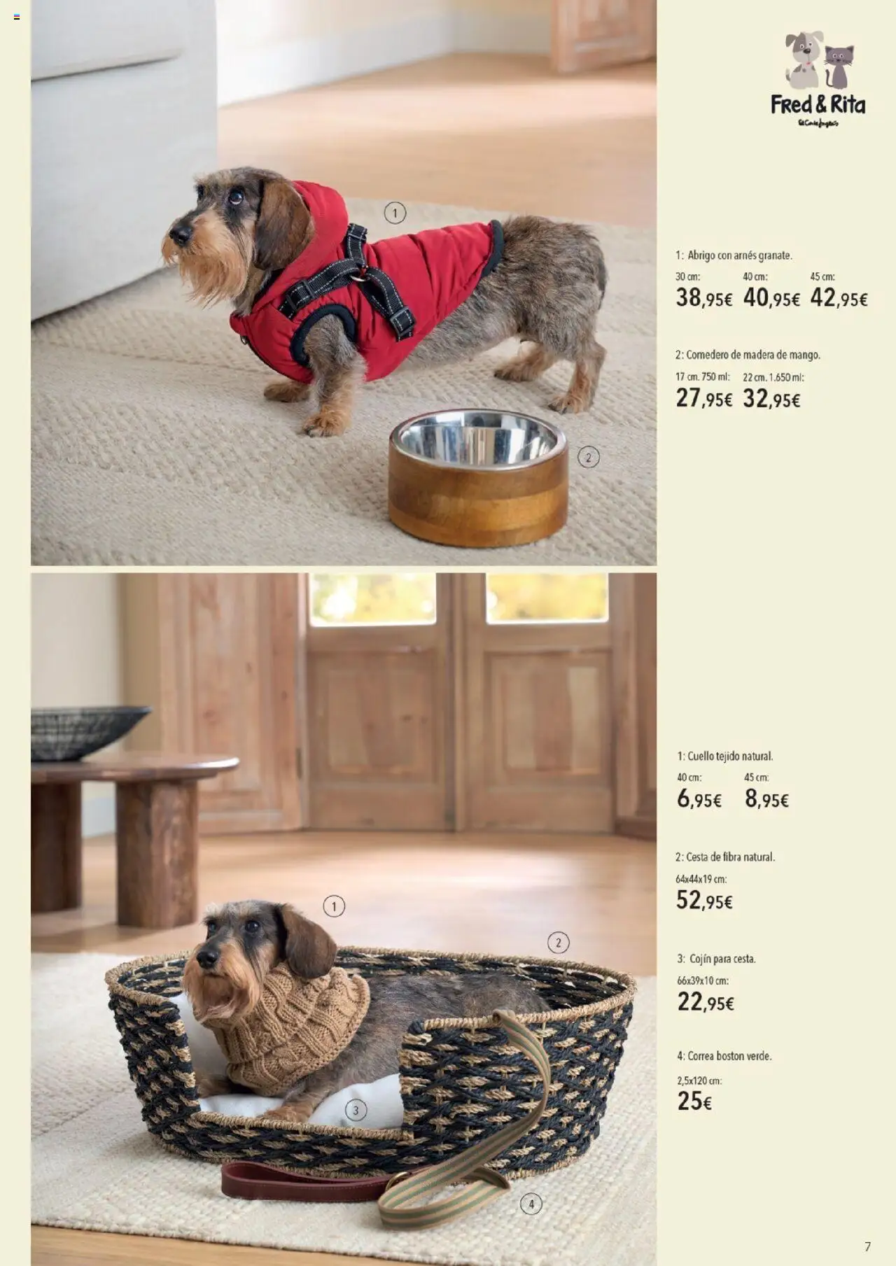 Nuevas ofertas de El Corte Inglés válidas en toda la República Mexicana desde el 01.10.2025. ¡Encuentra las mejores ofertas en El Corte Inglés - Catálogo Accesorios para tu mascota! | Página: 7 | Productos: Abrigo