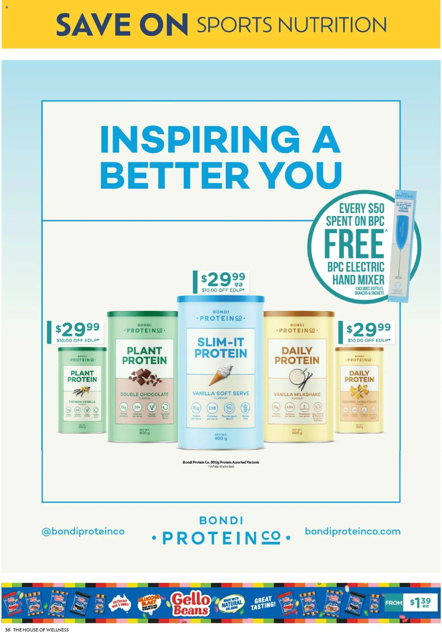 Chemist Warehouse catalogue - valid from 13.11.2025 | Page: 36 | Products: Plant, Chocolate, Mixer