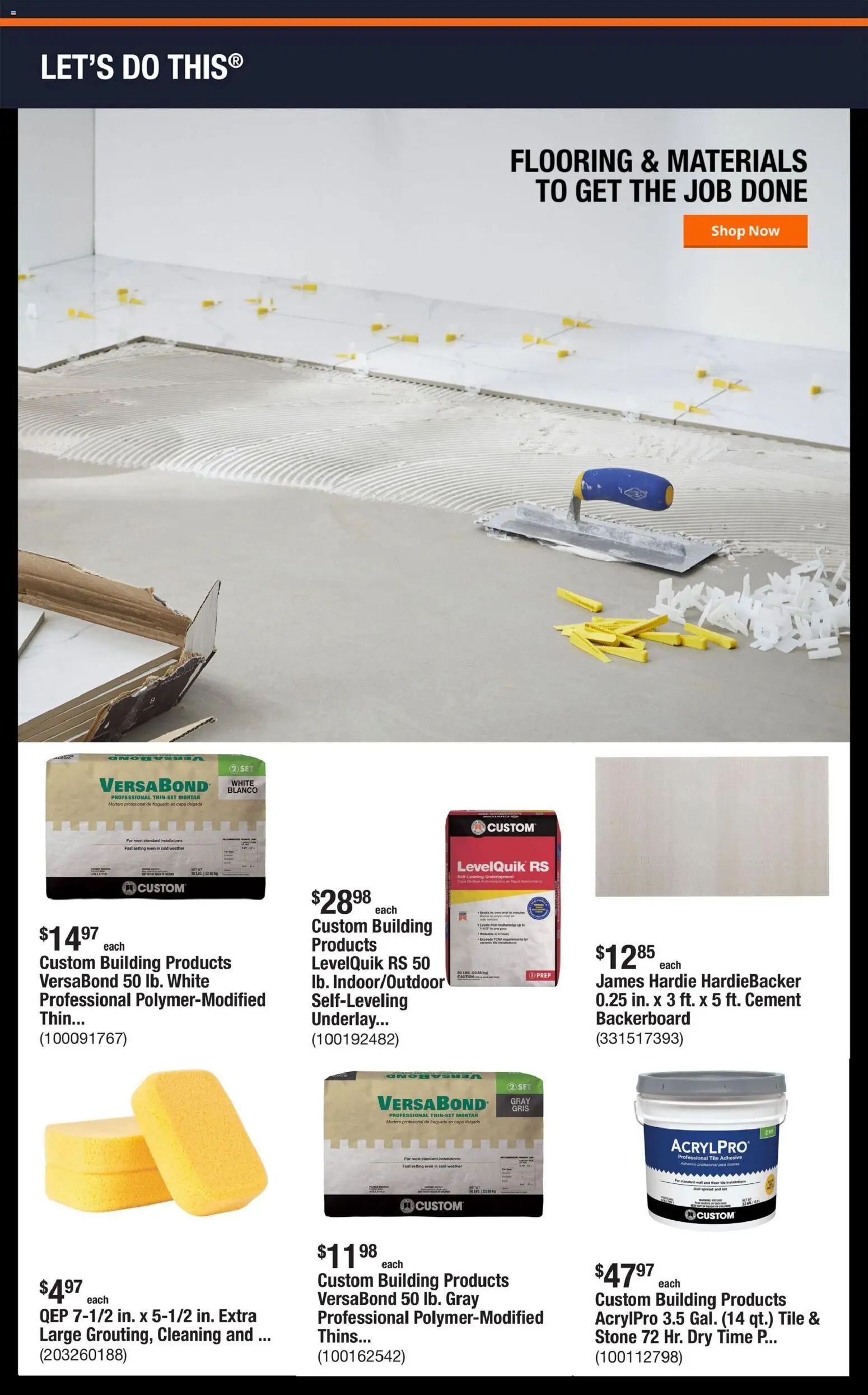 Home Depot Shop Pro Ad - GA - valid from 02.03.2026 | Page: 4 | Products: Adhesive