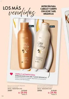 Vista previa de folleto Oriflame - Campaña 15 de la Oriflame válido desde 25.10.2025 | Página: 120 | Productos: Shampoo, Acondicionador, Leche