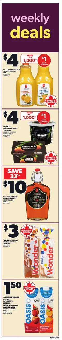 Preview of Zehrs weekly flyer / circulaire from shop Zehrs valid from 15.01.2026