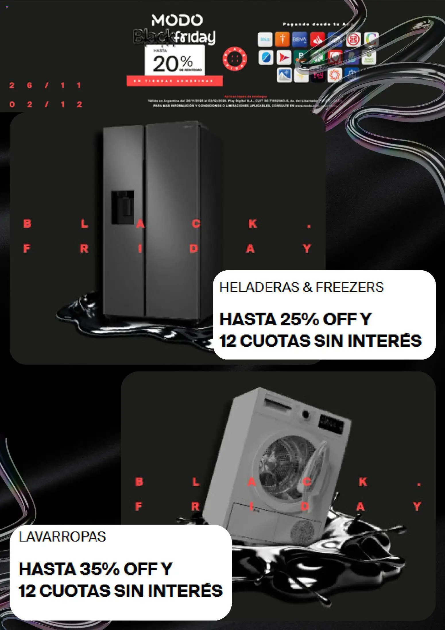 Naldo - Black Friday │ válido desde el 26.11.2025 | Página: 8 | Productos: Lavarropas