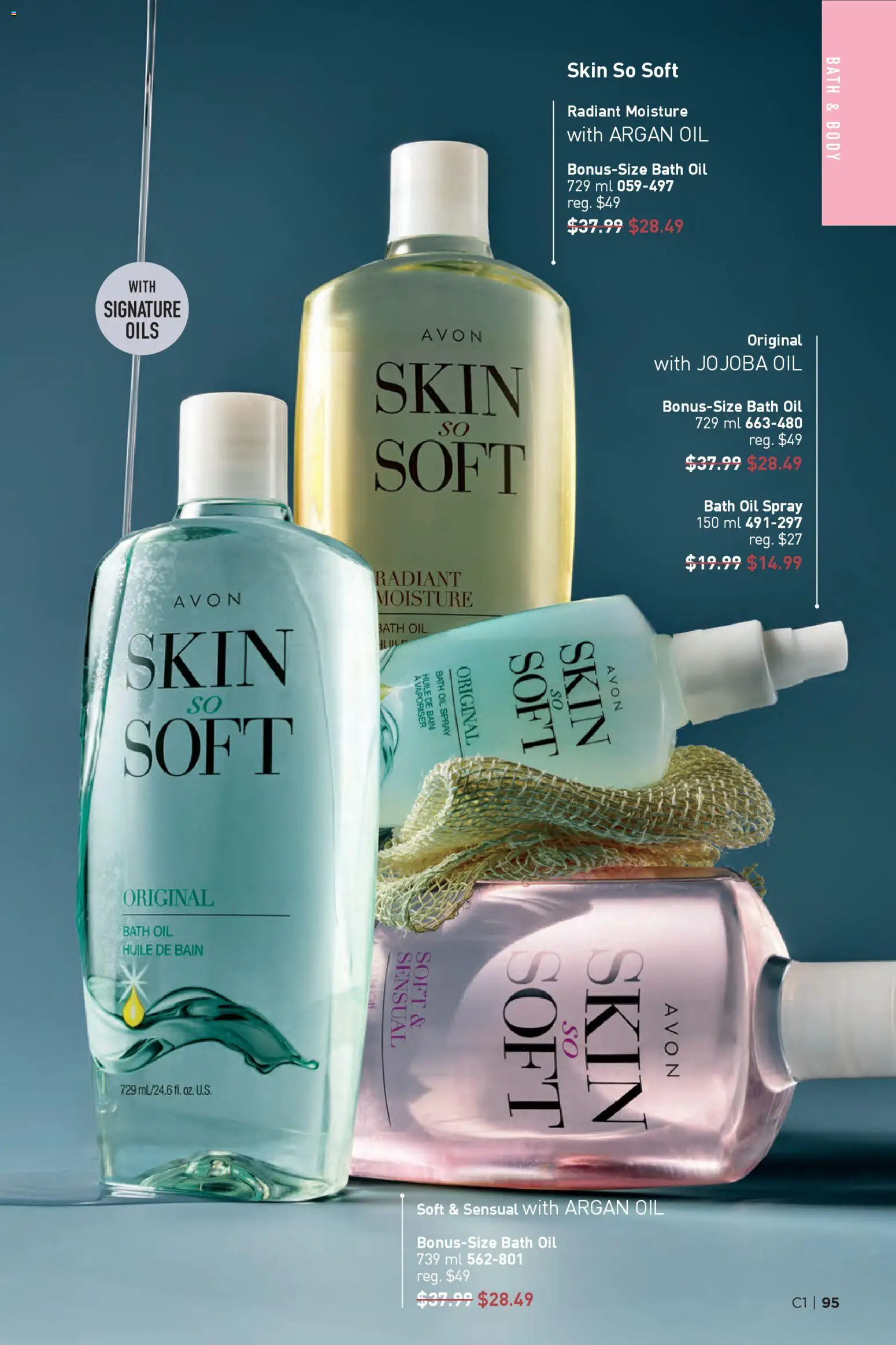 Avon flyer valid from 01.01.2026 | Page: 95 | Products: Bath, Oil