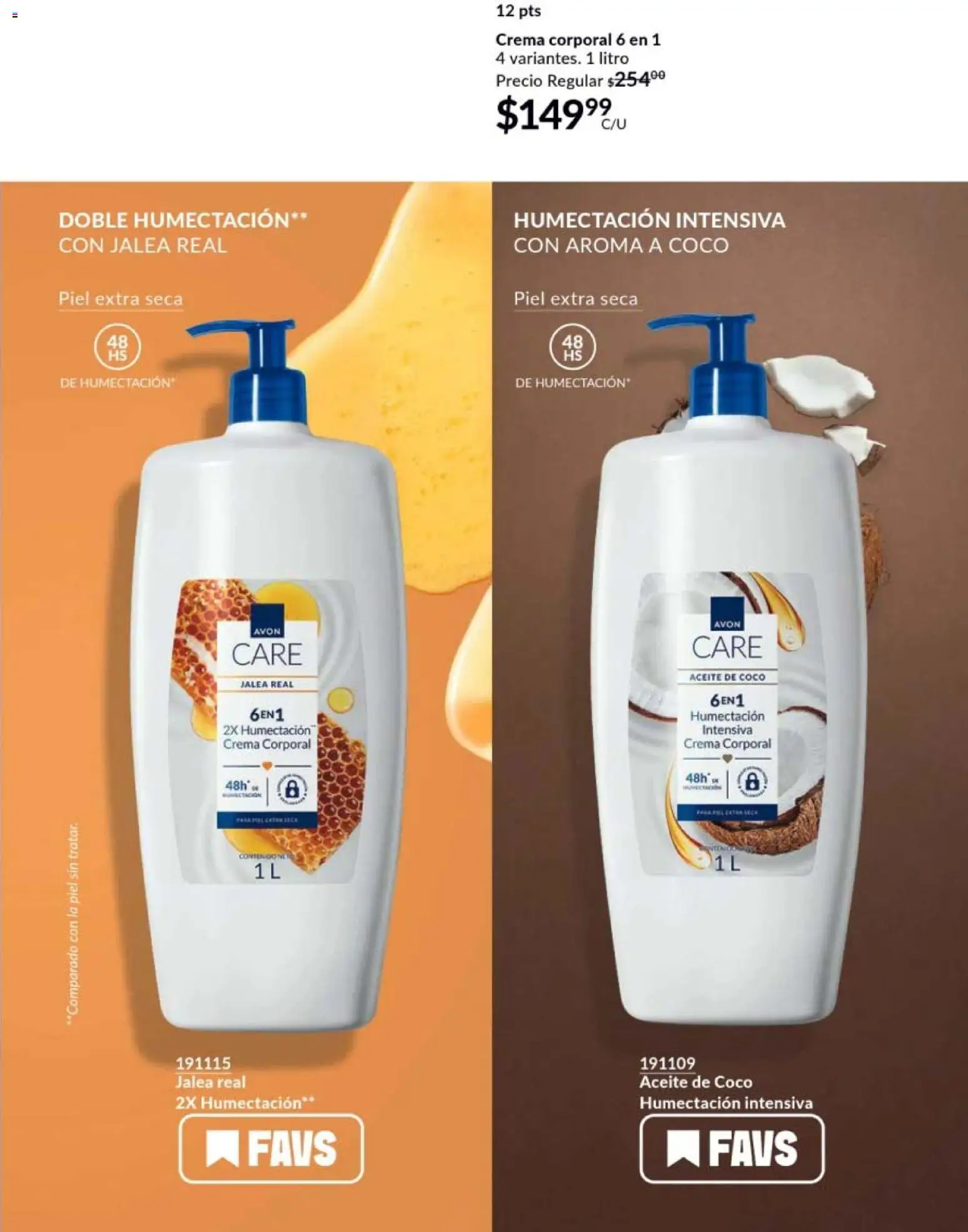 Nuevas ofertas de AVON válidas en toda la República Mexicana desde el 20.02.2026. ¡Encuentra las mejores ofertas en AVON campaña 4 2026! | Página: 163 | Productos: Crema, Aceite, Body, Crema corporal