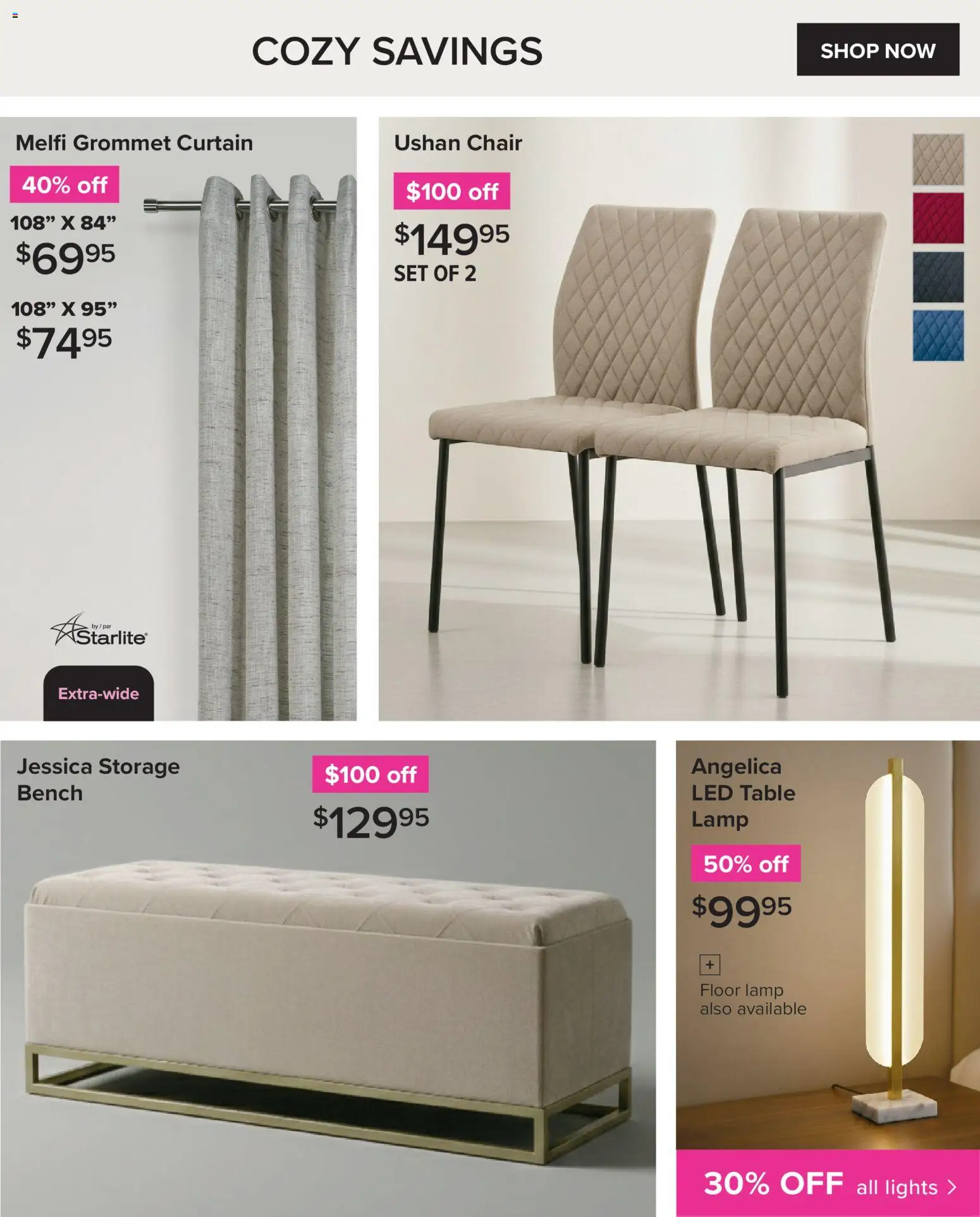 Linen Chest flyer valid from 11.11.2025 | Page: 11 | Products: Table, Chair, Lamp