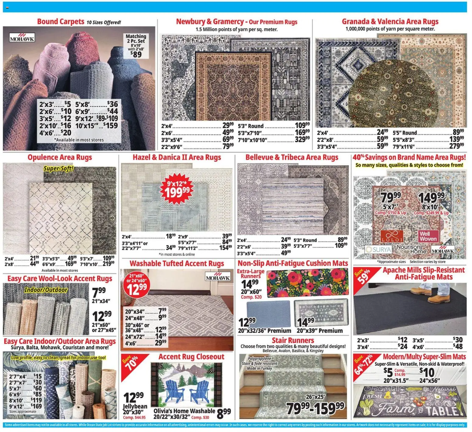 Ocean State Job Lot Weekly Ad - MA - valid from 22.01.2026 | Page: 3 | Products: Table, Yarn, Cushion, Case