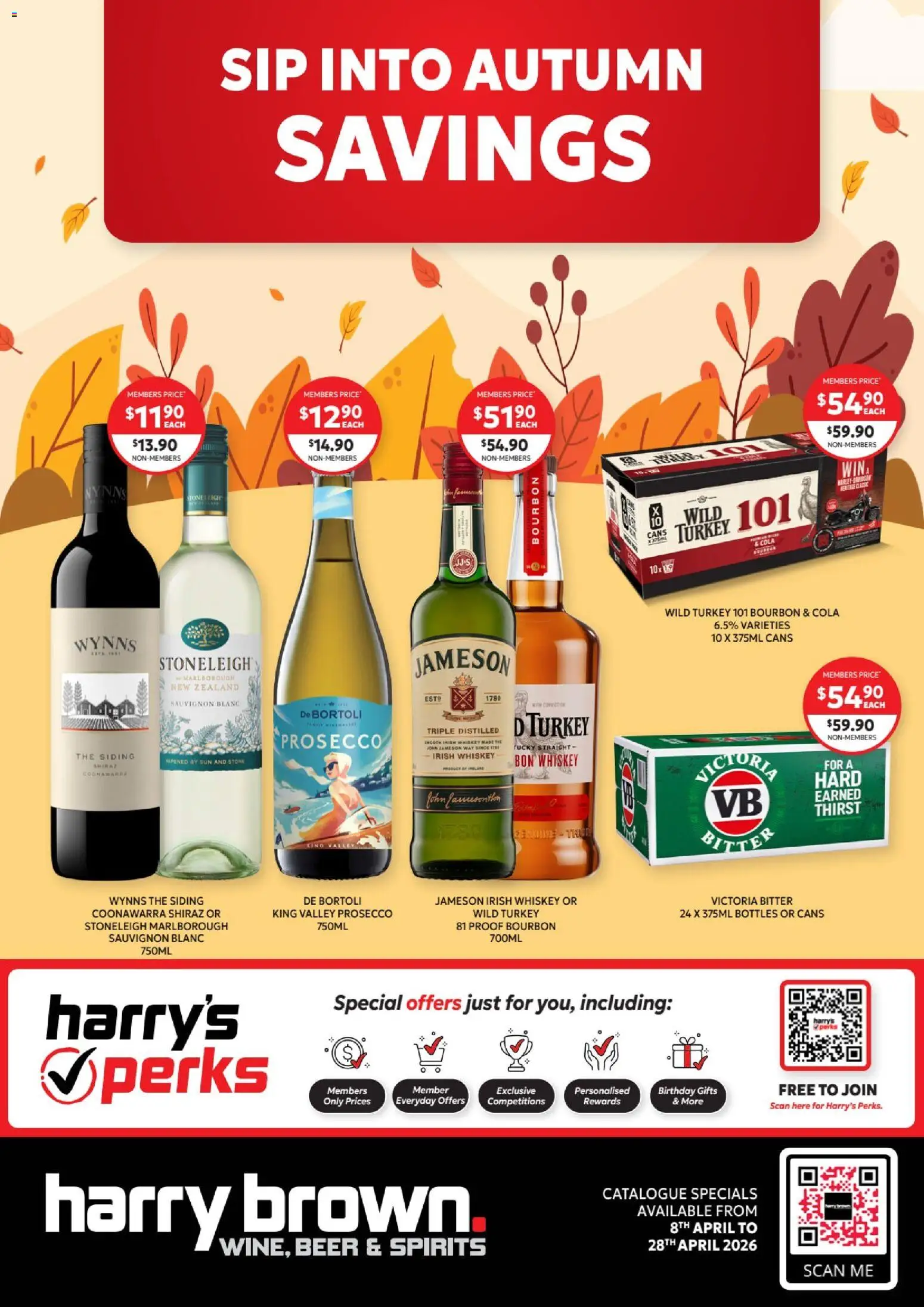 Harry Brown catalogue - valid from 08.04.2026 | Page: 1 | Products: Beer, Bourbon, Whiskey, Turkey