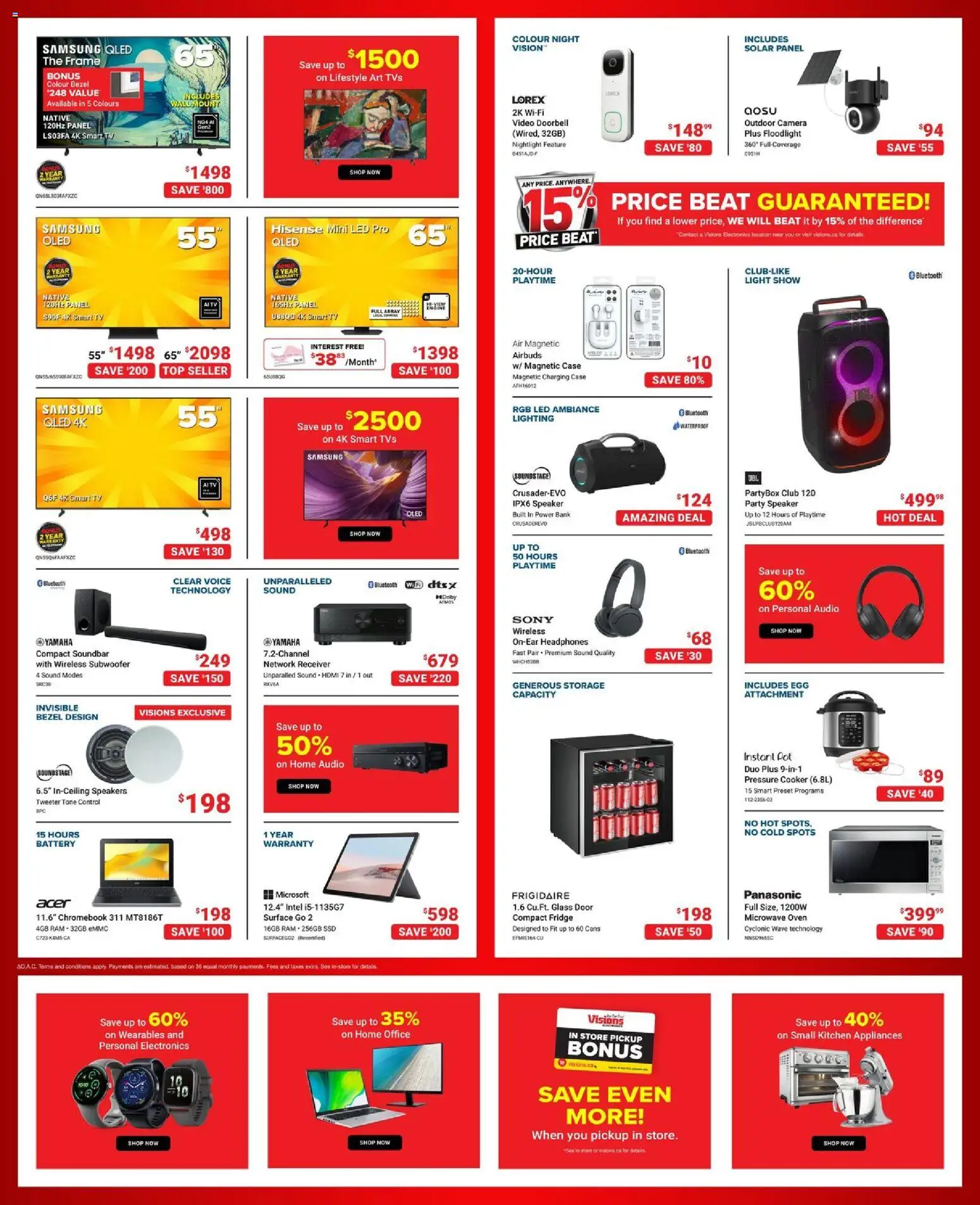 Visions flyer valid from 27.02.2026 | Page: 2 | Products: Video, Headphones, Camera, Cooker