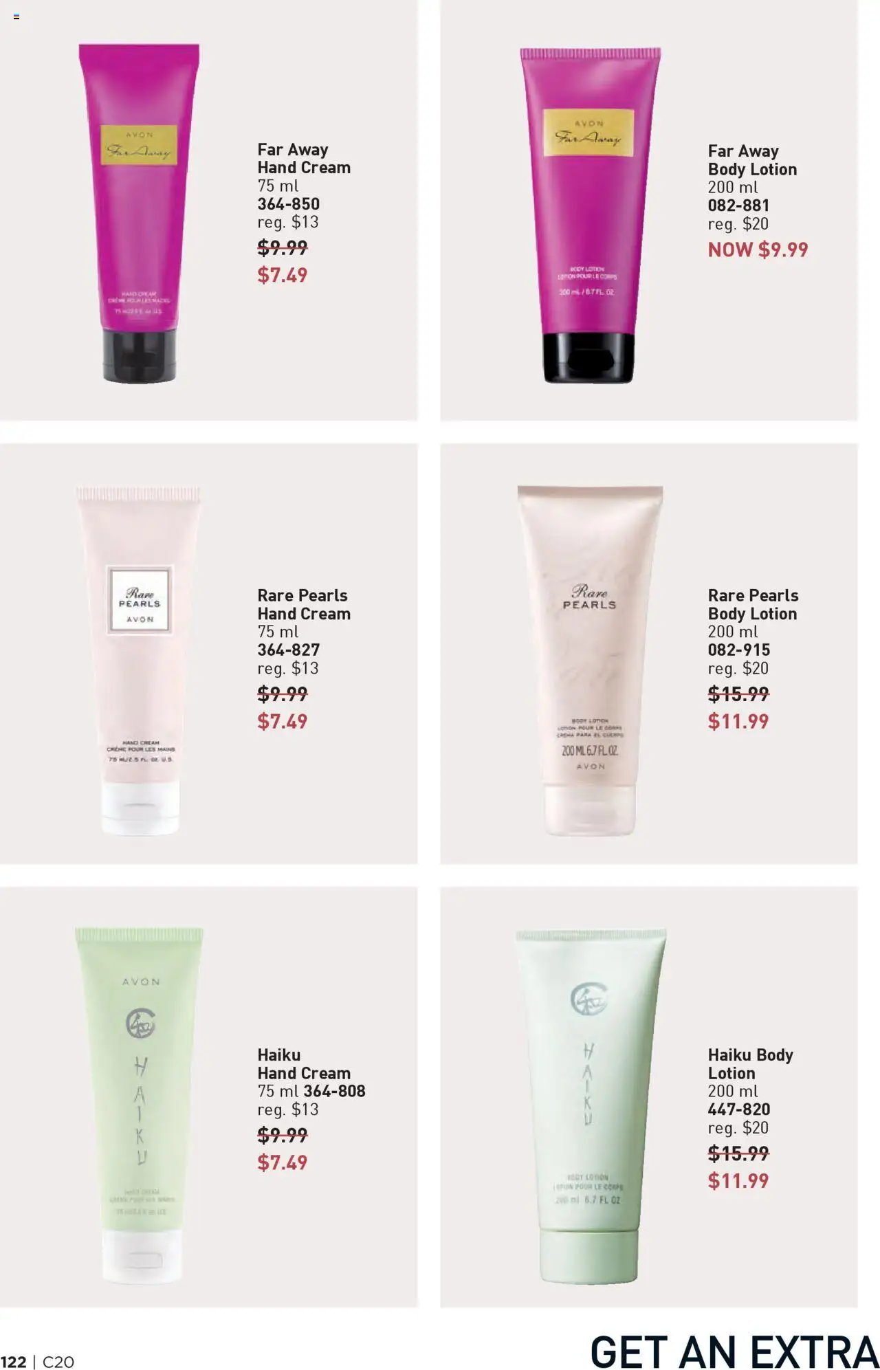 Avon flyer valid from 25.09.2025 | Page: 122 | Products: Cream, Body lotion, Hand cream
