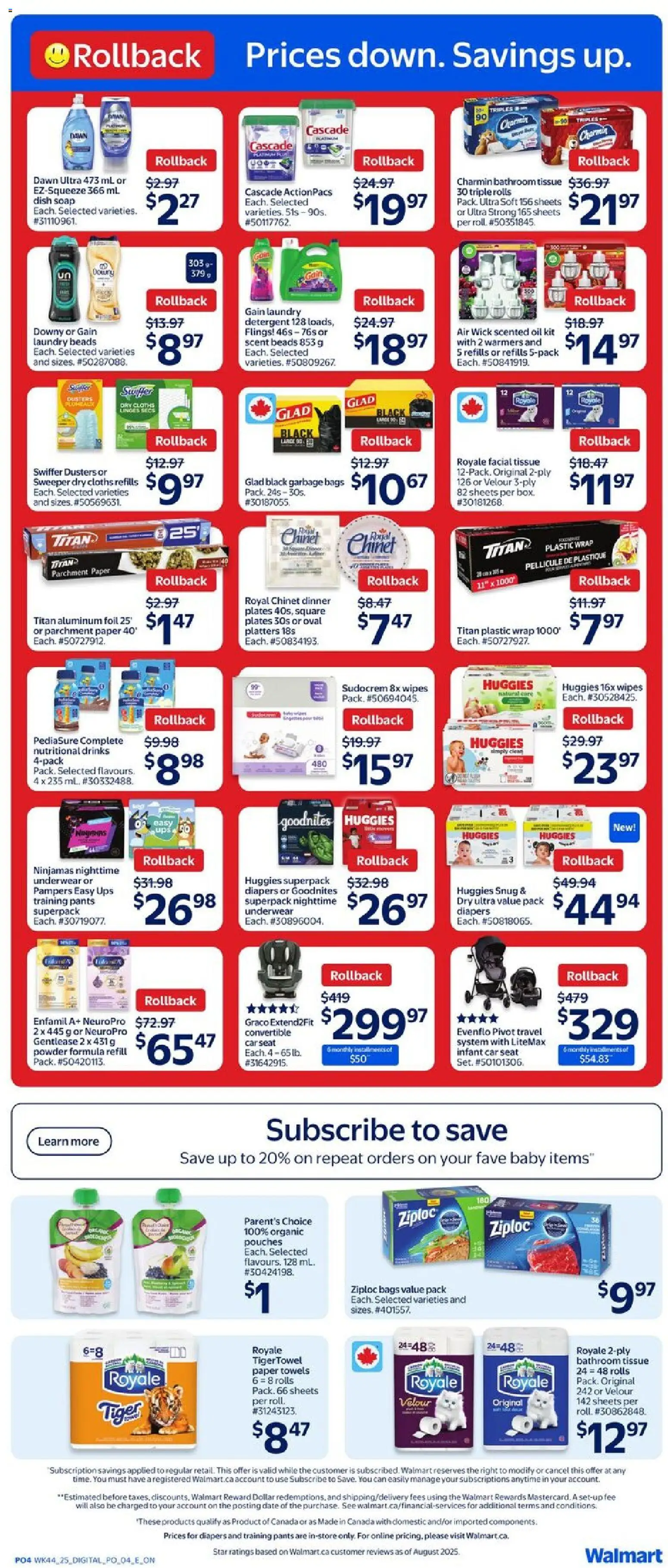 Walmart flyer valid from 27.11.2025 | Page: 5 | Products: Powder, Soap, Detergent, Oil