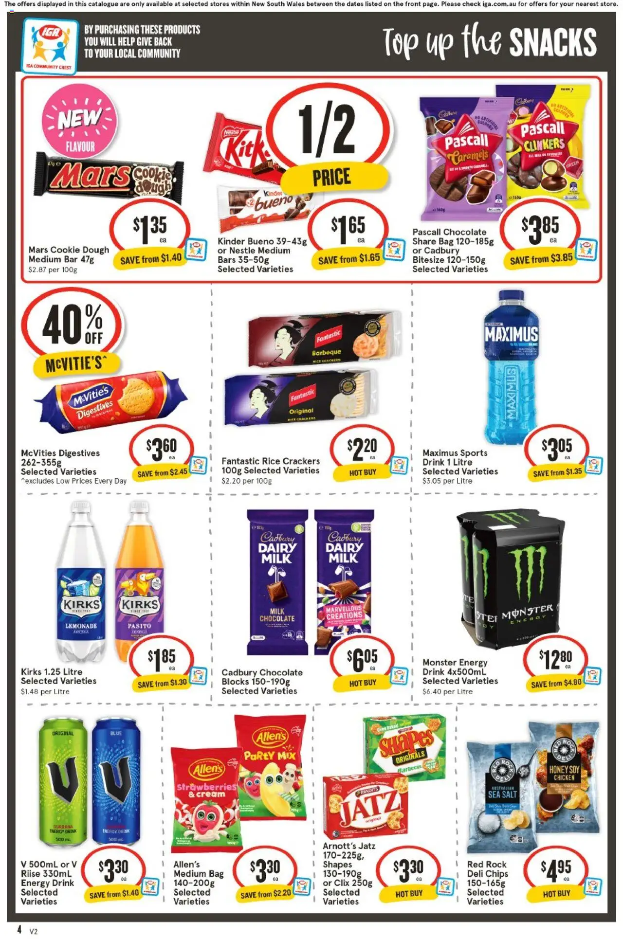 IGA catalogue - valid from 06.08.2025 | Page: 4 | Products: Lamb, Steak, Beetroot, Blueberries