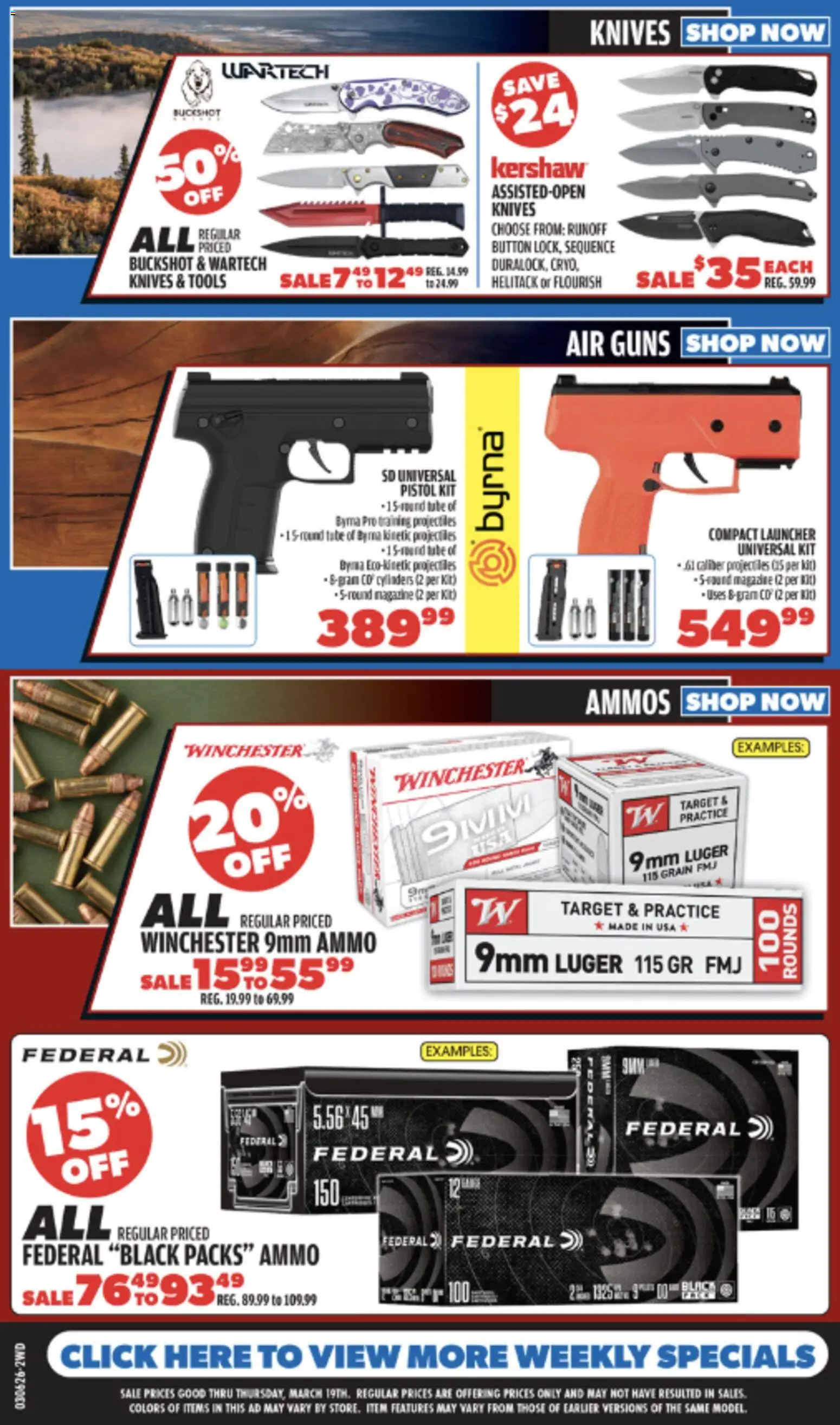 Big 5 Sporting Goods Weekly Ad - valid from 06.03.2026 | Page: 7 | Products: Ammo