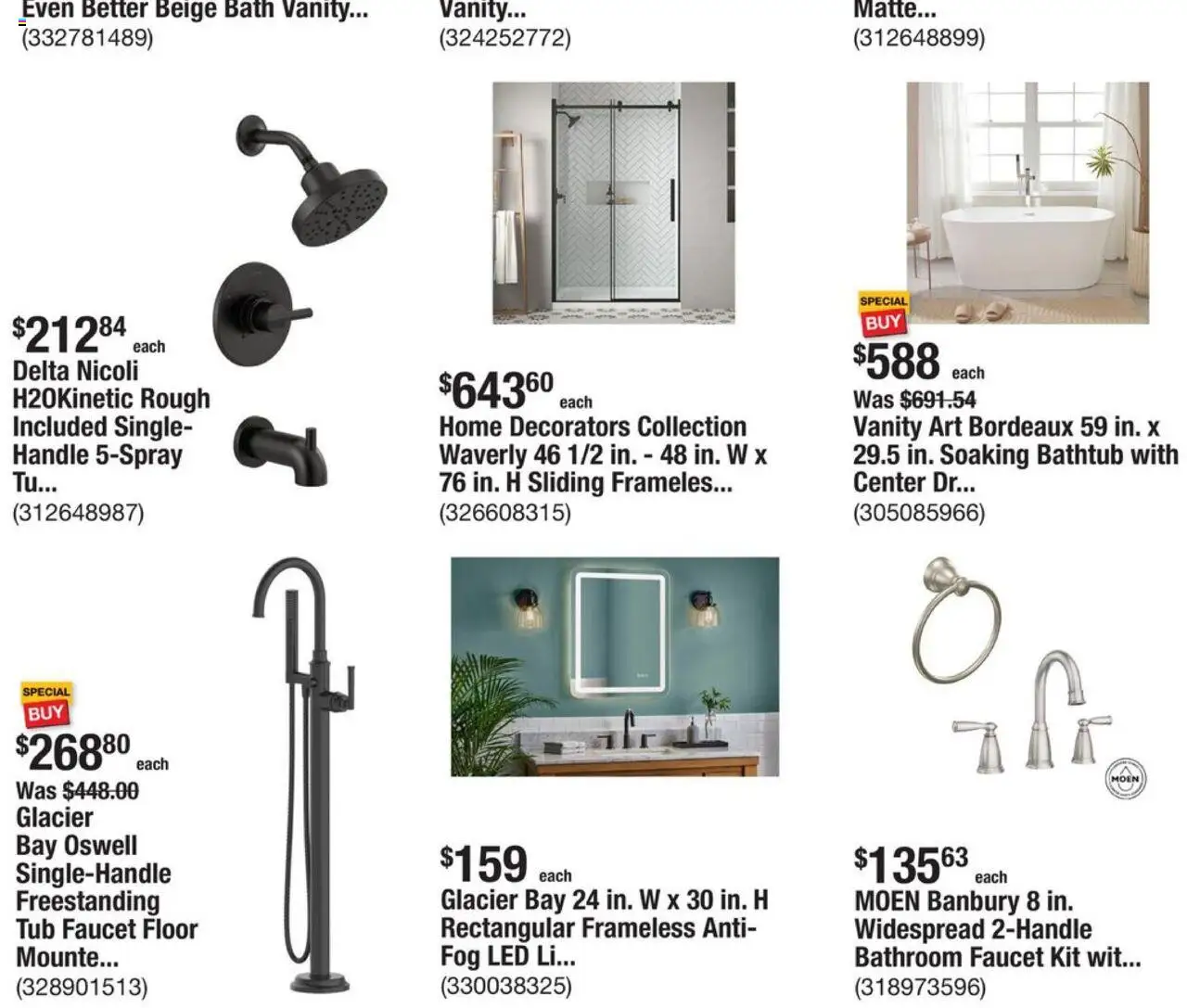 Home Depot Weekly Ad - FL - valid from 02.10.2025 | Page: 12 | Products: Bath, Bathtub