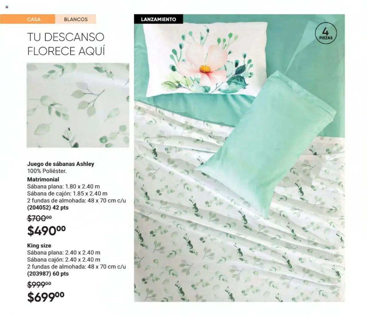 Nuevas ofertas de AVON válidas en toda la República Mexicana desde el 09.08.2025. ¡Encuentra las mejores ofertas en AVON - Casa & Estilo 13 2025! | Página: 84 | Productos: Juego, Almohada, Sabanas