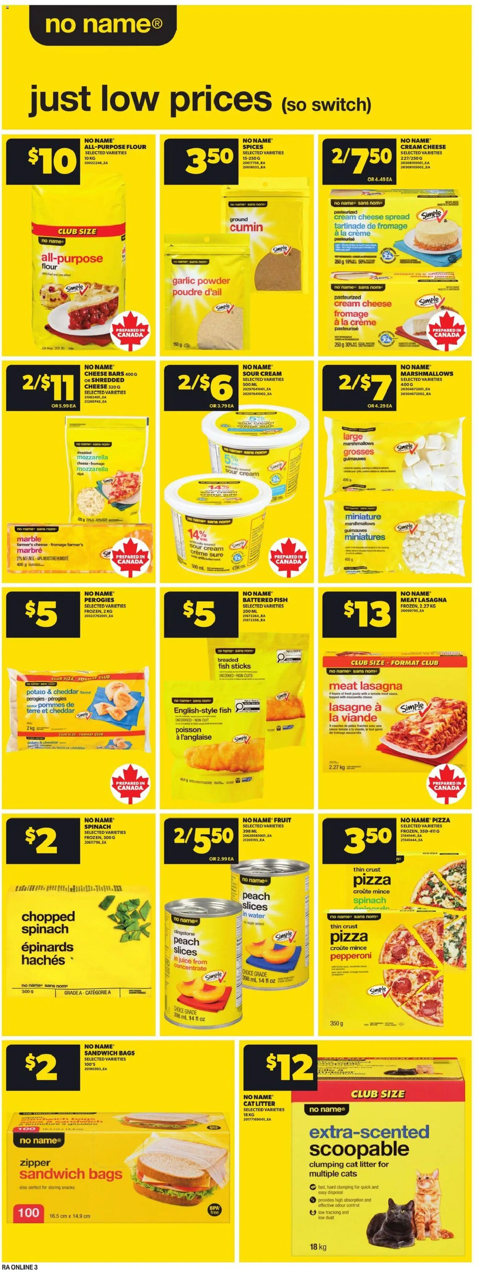 Atlantic Superstore flyer valid from 01.01.2026 | Page: 11 | Products: Sour cream, Cream, Powder, Cheese