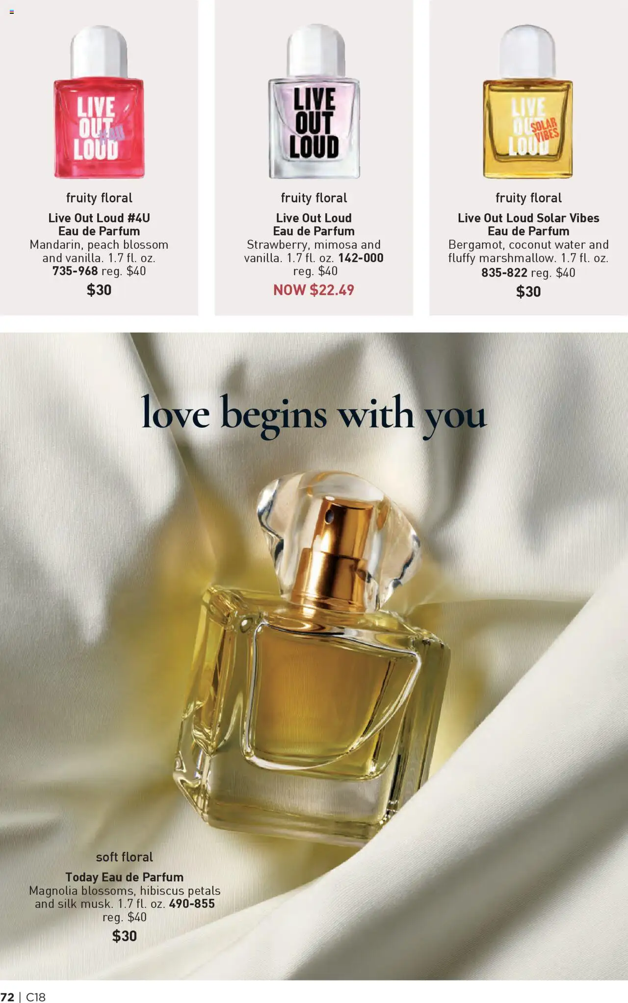 Avon Brochure - valid from 27.08.2025 | Page: 72 | Products: Water, Peach