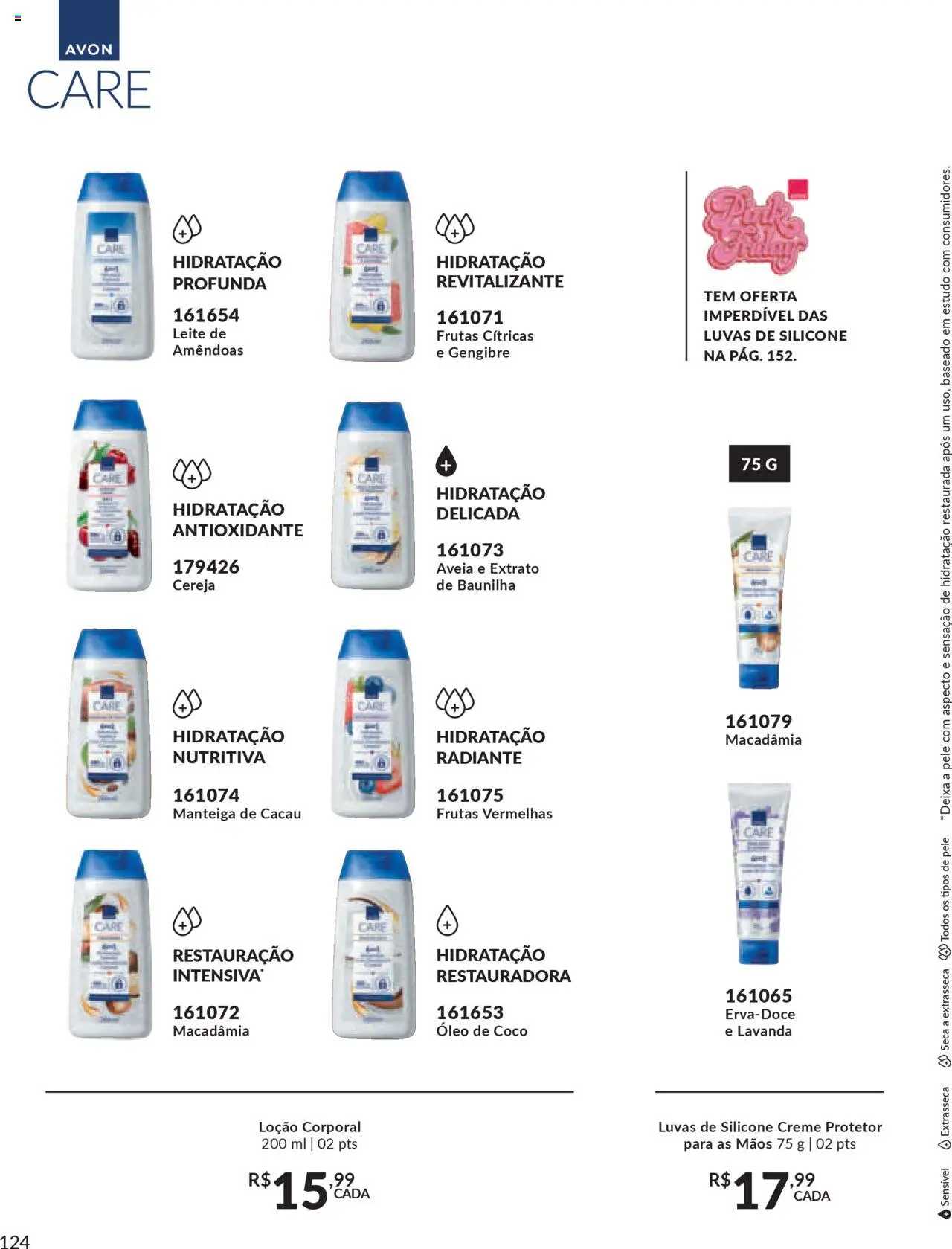 Avon Folheto - válido de 07.10.2025 | Página: 124 | Produtos: Coco, Gengibre, Luvas, Óleo de coco
