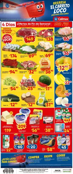 Vista previa de Calimax - Folleto Mexicali, nuevo folleto de la tienda, válido en México a partir del 18.07.2025