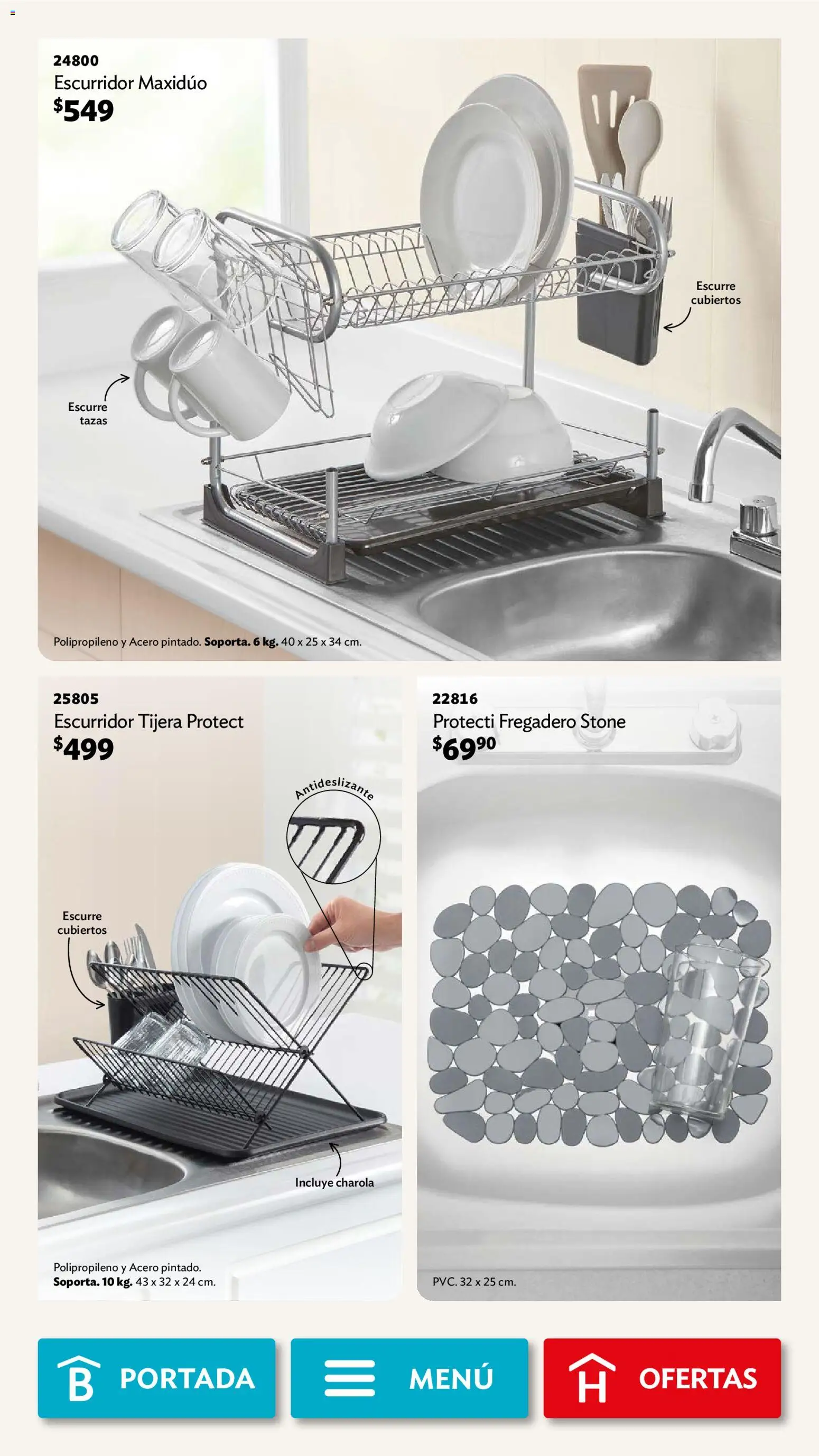 Nuevas ofertas de Betterware válidas en toda la República Mexicana desde el 03.11.2025. ¡Encuentra las mejores ofertas en Betterware campaña 11 2025! | Página: 59 | Productos: Tijera, Escurridor