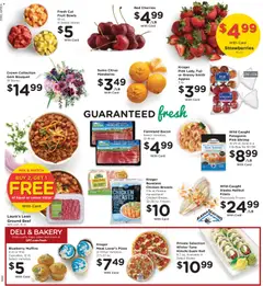Preview of QFC weekly ads valid from 14.01.2026 | Page: 10 | Products: Cherries, Beef, Strawberries, Bag