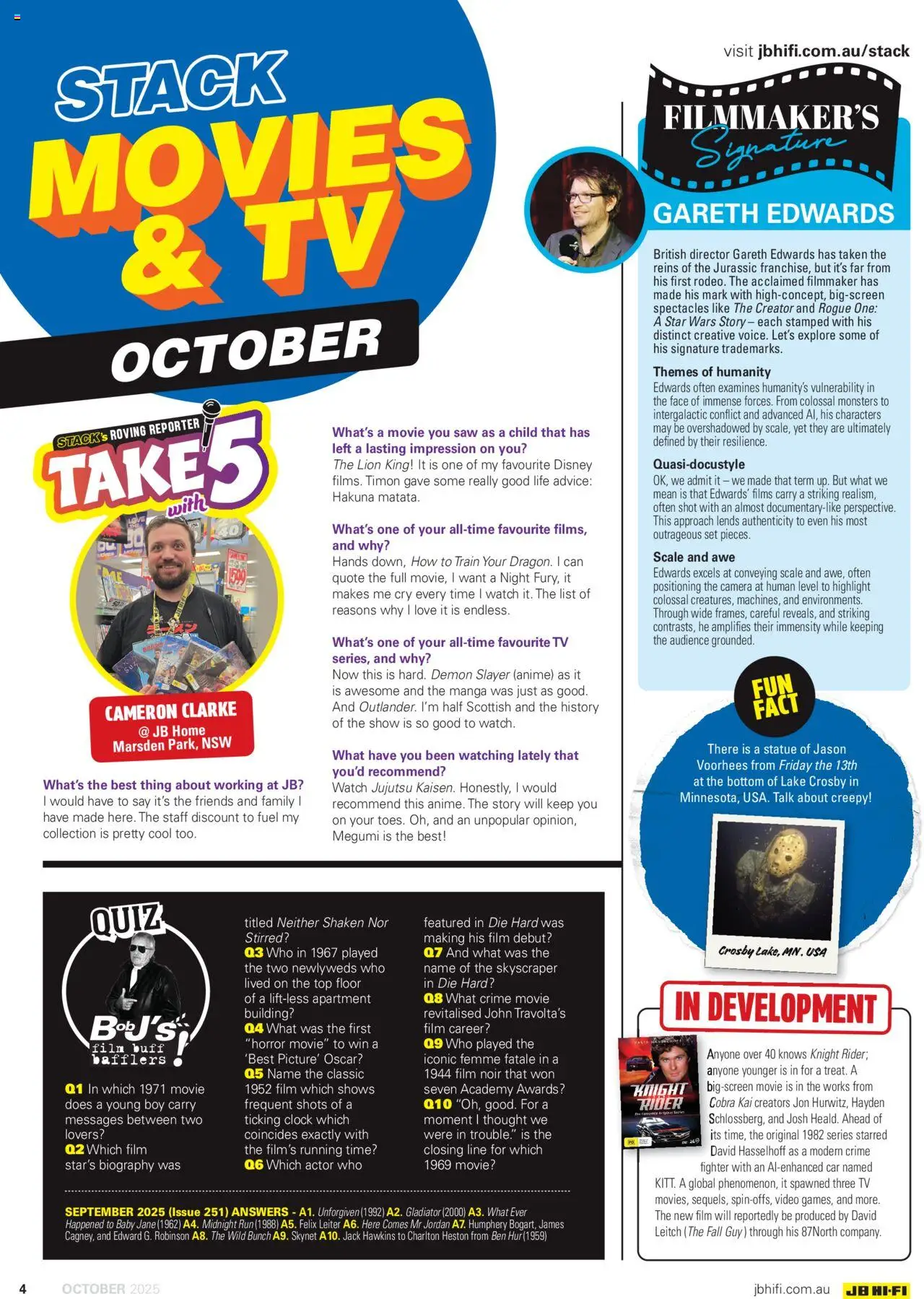JB Hi-Fi catalogue - valid from 01.10.2025 | Page: 100 | Products: Saw, Clock, Tv, Camera