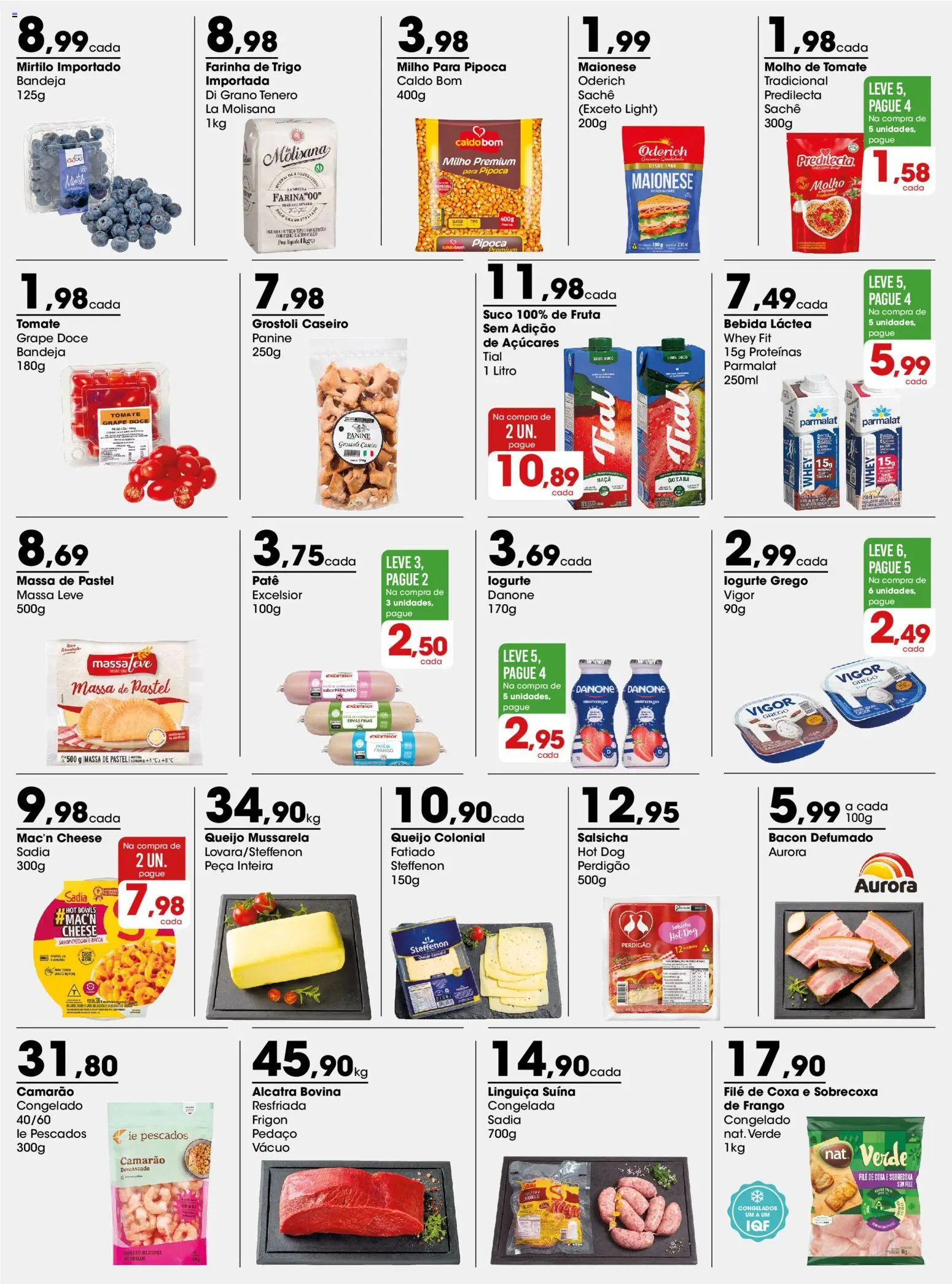 Zaffari Folheto - válido de 03.02.2026 | Página: 2 | Produtos: Farinha de trigo, Linguiça, Maionese, Mussarela