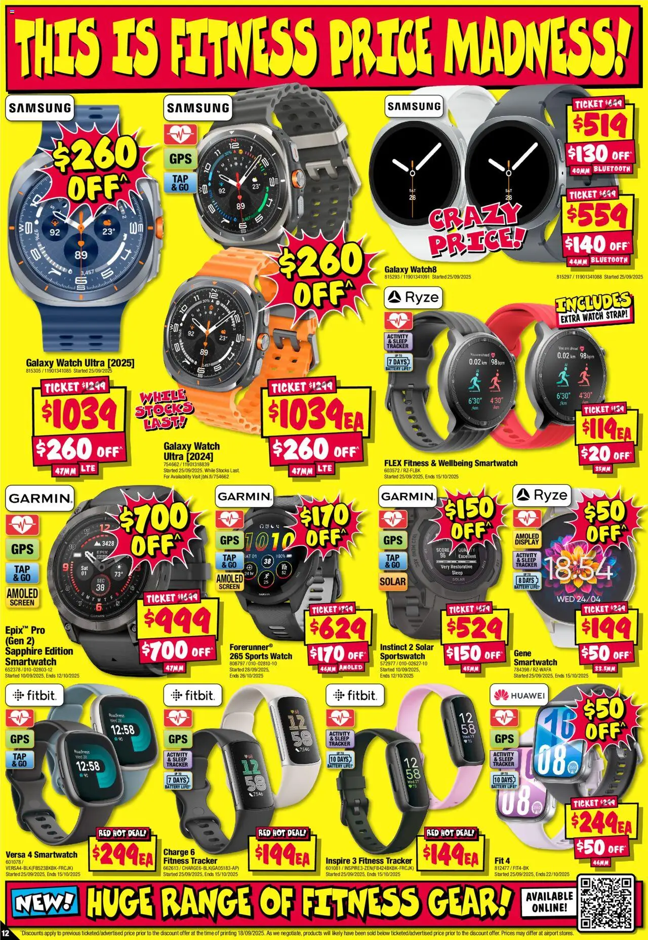 JB Hi-Fi catalogue - valid from 02.10.2025 | Page: 12 | Products: Battery, Watch, Screen, Smartwatch