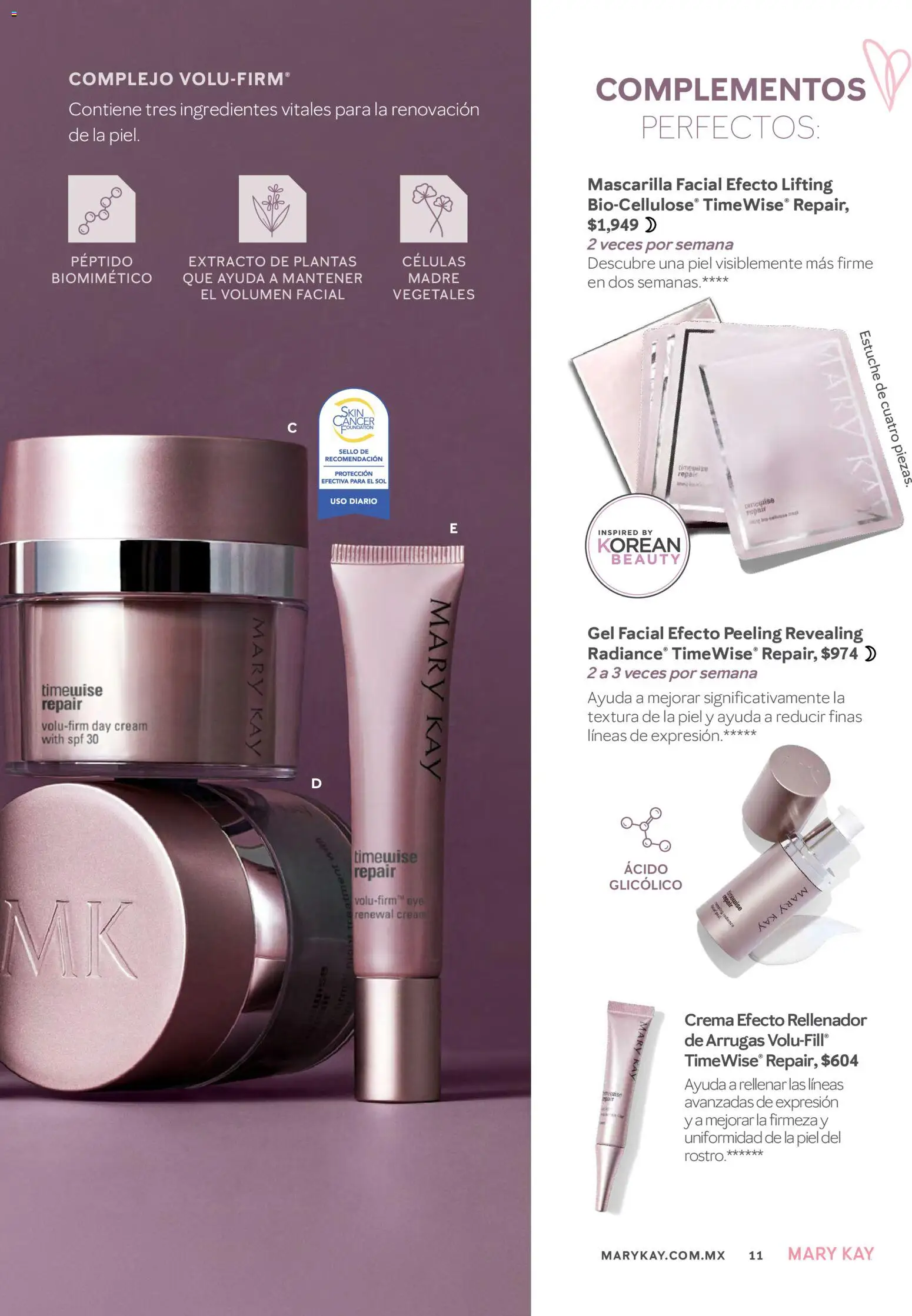 Nuevas ofertas de Mary Kay válidas en toda la República Mexicana desde el 01.01.2026. ¡Encuentra las mejores ofertas en Mary Kay catálogo! | Página: 11 | Productos: Crema, Estuche, Mascarilla, Peeling