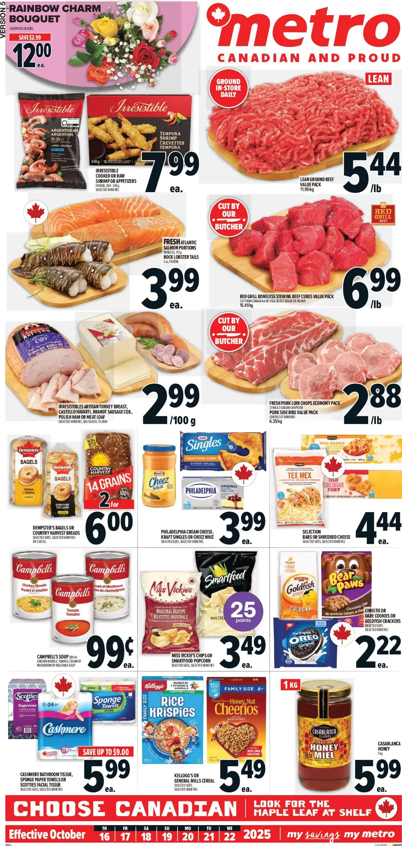 Metro flyer valid from 16.10.2025 | Page: 2 | Products: Beef, Turkey, Chicken, Pork