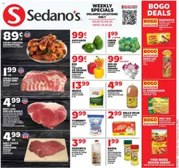 Preview of Sedano's weekly ads valid from 08.10.2025
