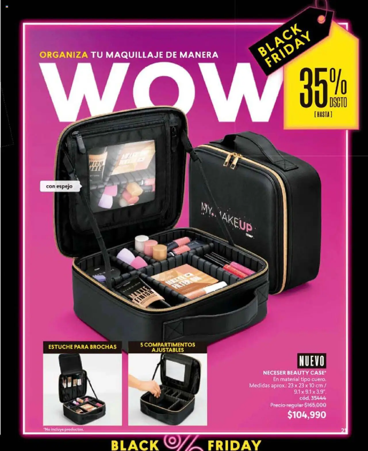 CyZone revista - valida desde el 24.09.2025 | Página: 23 | Productos: Estuche, Espejo, Maquillaje, Neceser